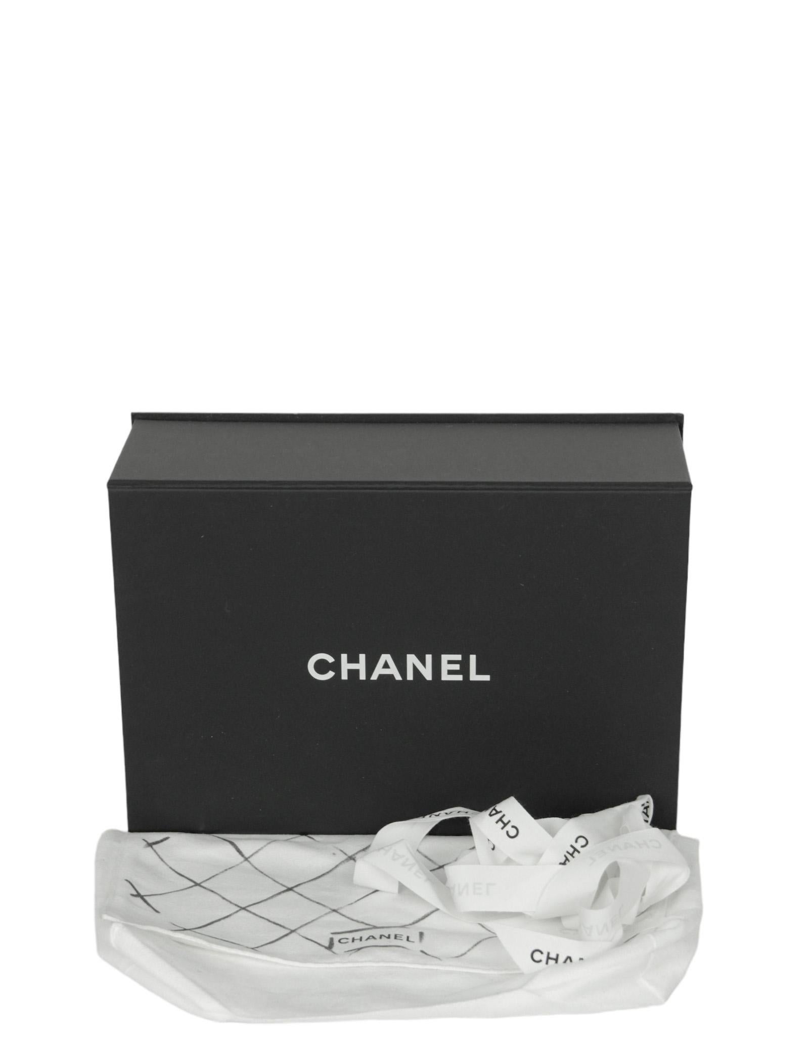 Chanel Negro Caviar Piel Acolchado Pequeño 9
