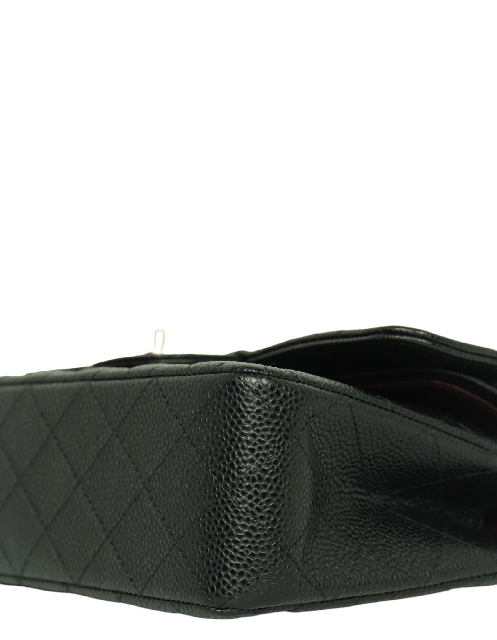 Chanel Black Caviar Leather Quilted Small 9
