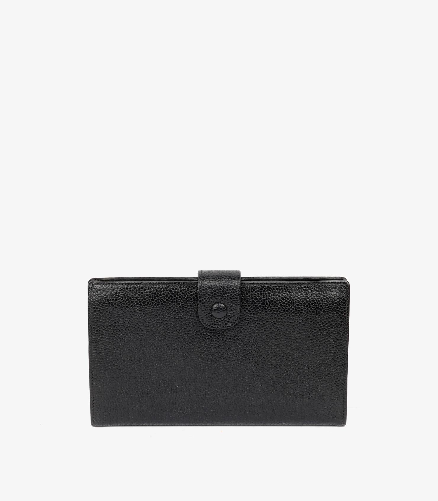Chanel Black Caviar Leather Timeless Long Wallet

Brand- Chanel
Model- Timeless Long Wallet
Product Type- Wallet
Serial Number- 44*****
Accompanied By- Chanel Authenticity Card
Colour- Black
Hardware- Gold
Material(s)- Caviar Leather
Authenticity