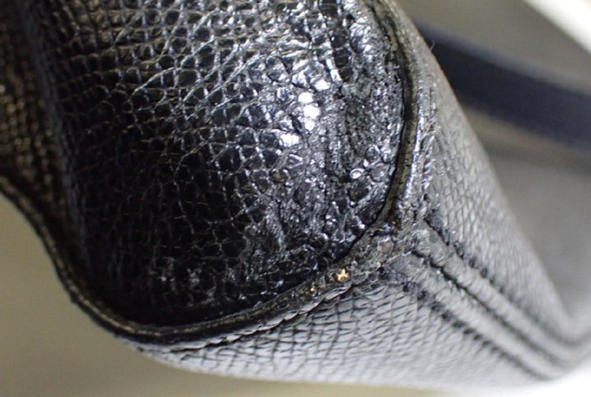 Chanel Black Caviar Leather Tortoise Shell Charm XL Tote Bag 1