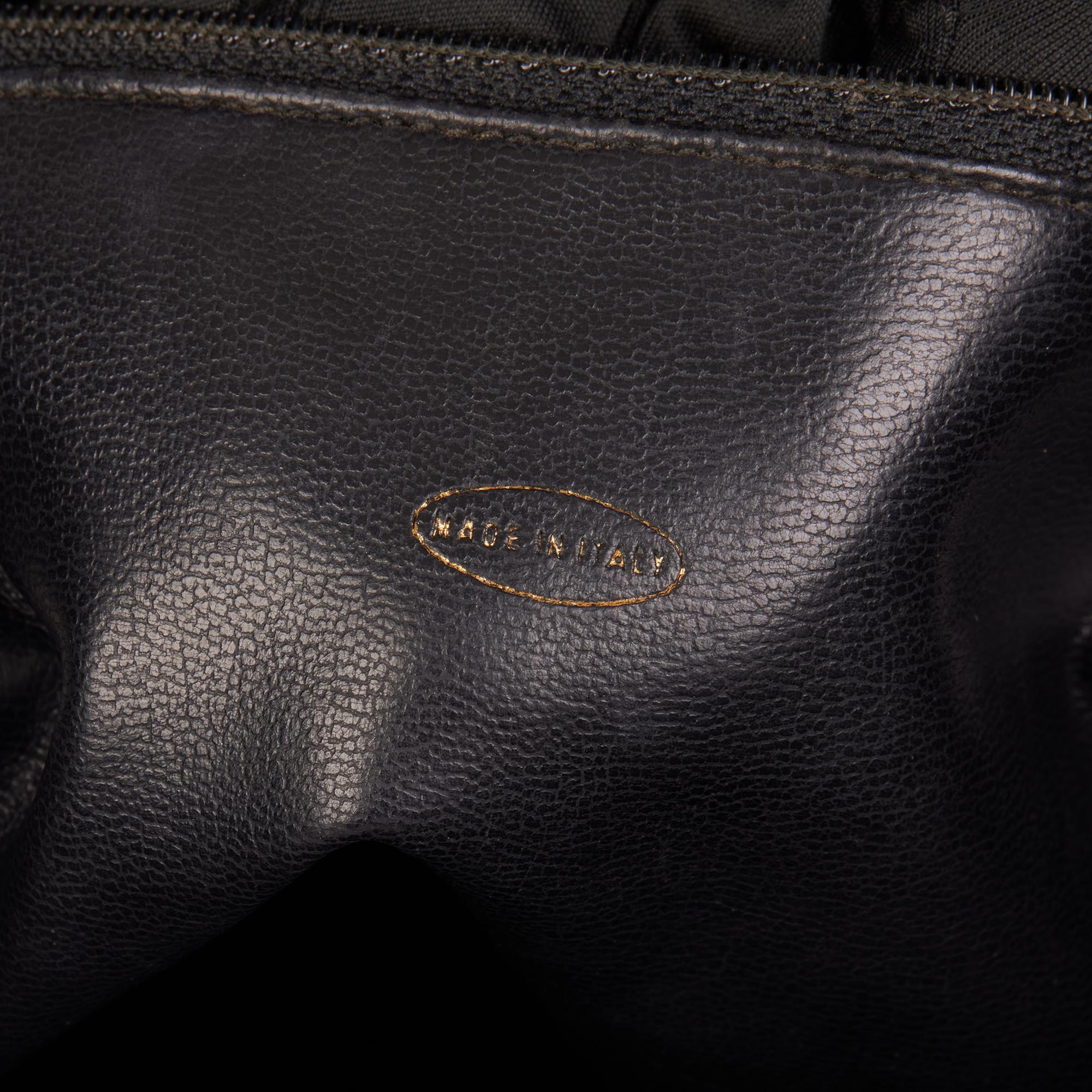 CHANEL Black Caviar Leather Vintage Classic Shoulder Bag 3