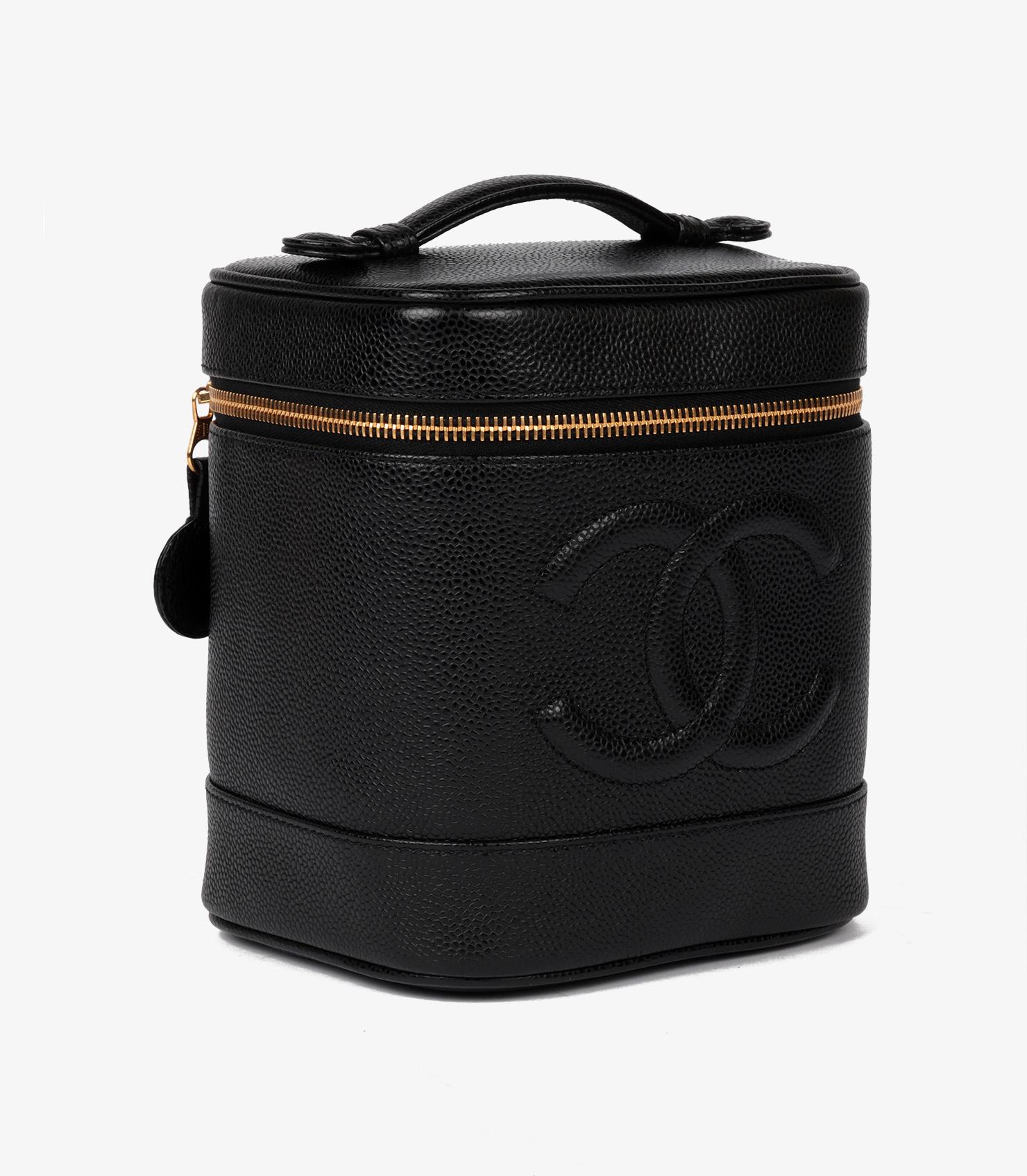 Chanel Black Caviar Leather Vintage Timeless Vanity Case

Brand- Chanel
Model- Timeless Vanity Case
Product Type- Case
Serial Number- 59*****
Accompanied By- Chanel Dust Bag, Authenticity Card
Colour- Black
Hardware- Gold
Material(s)- Caviar