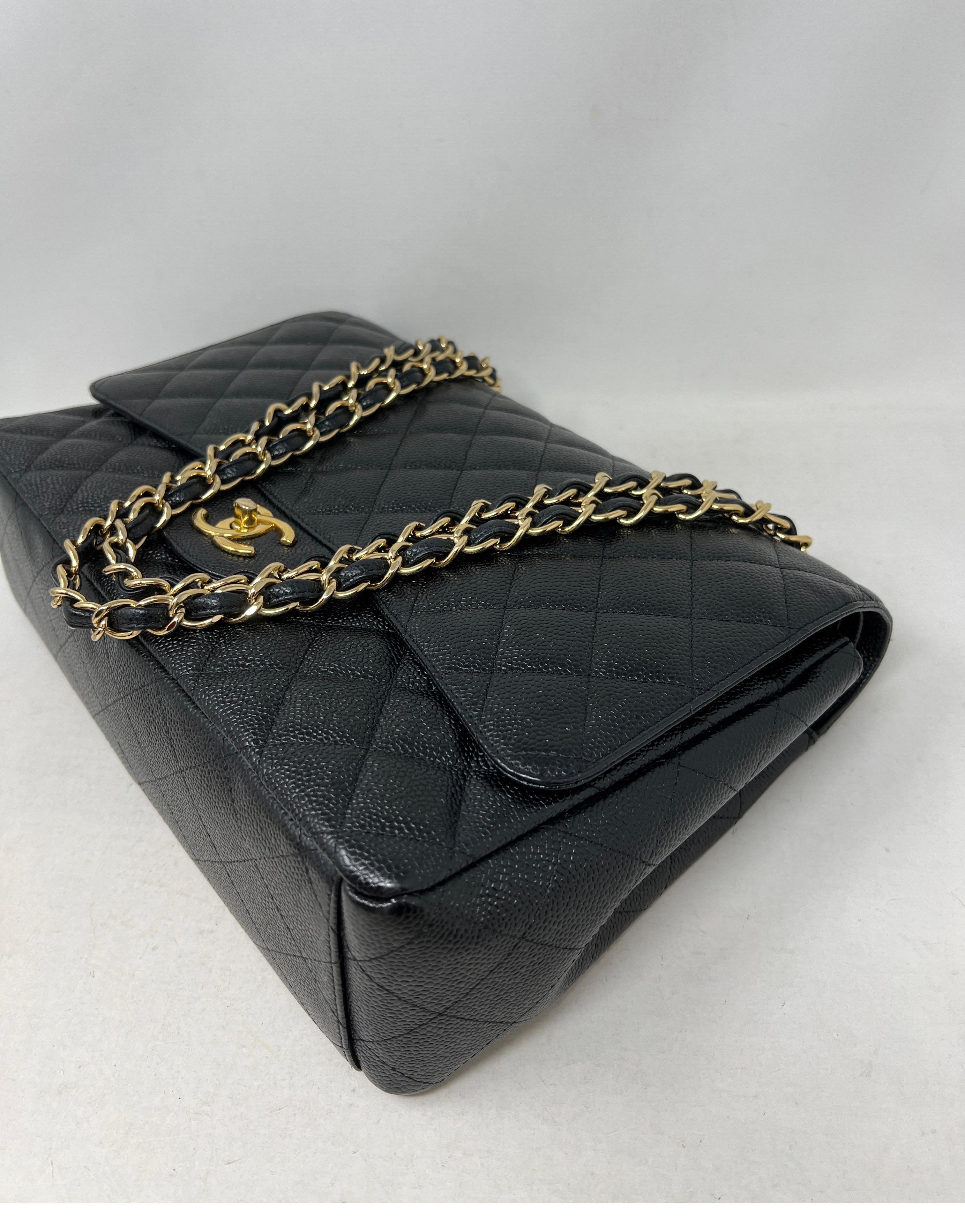 Chanel Black Caviar Maxi Bag 5