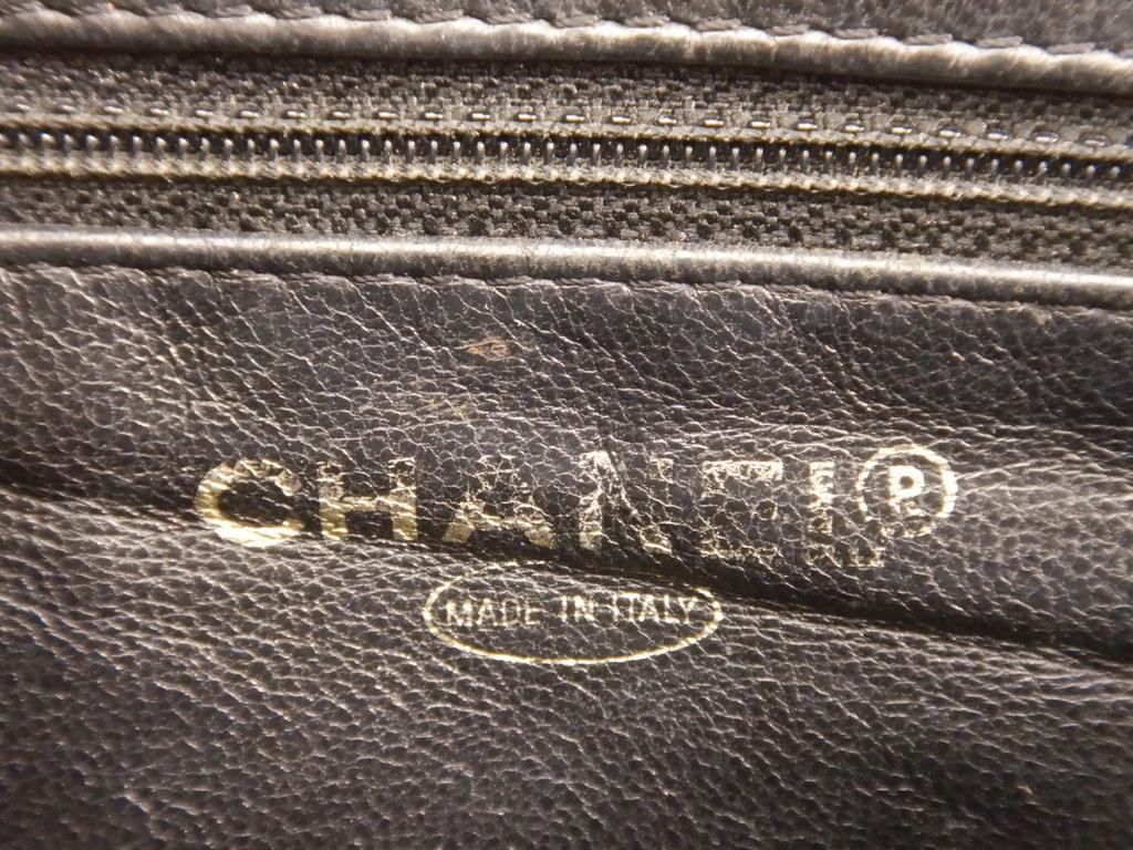 Chanel Black Caviar Medallion Tote Bag For Sale 11