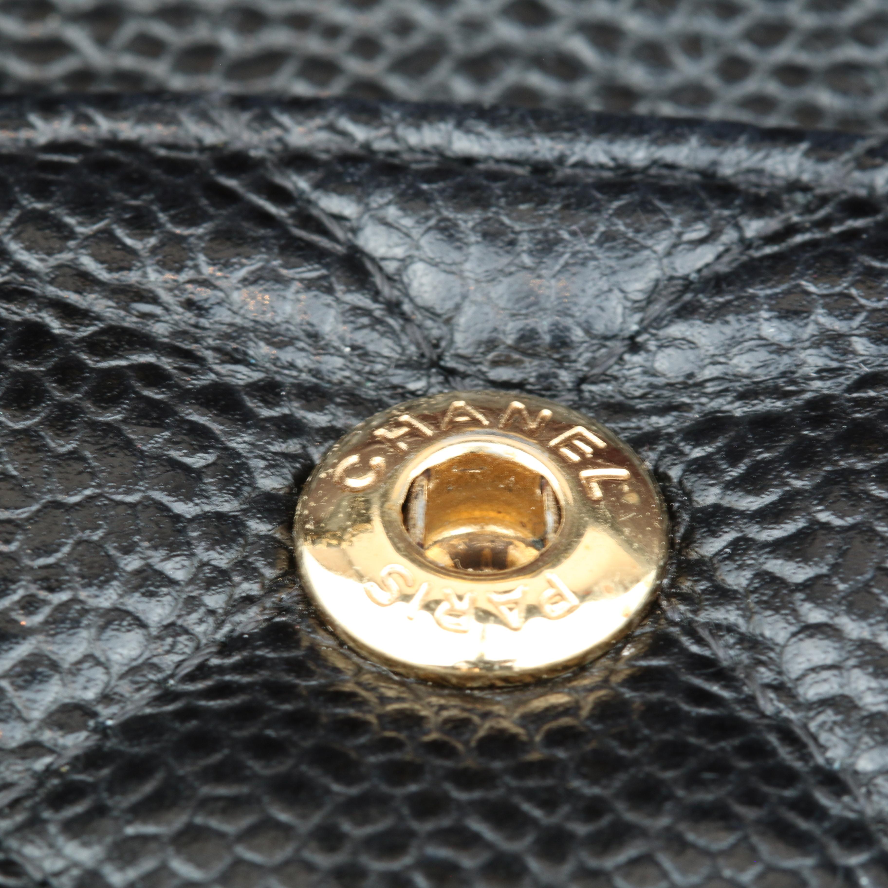 Chanel Black Caviar Medium Classic Double Flap Bag 9