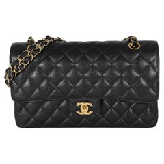 Chanel Black Caviar Medium Classic Double Flap Bag