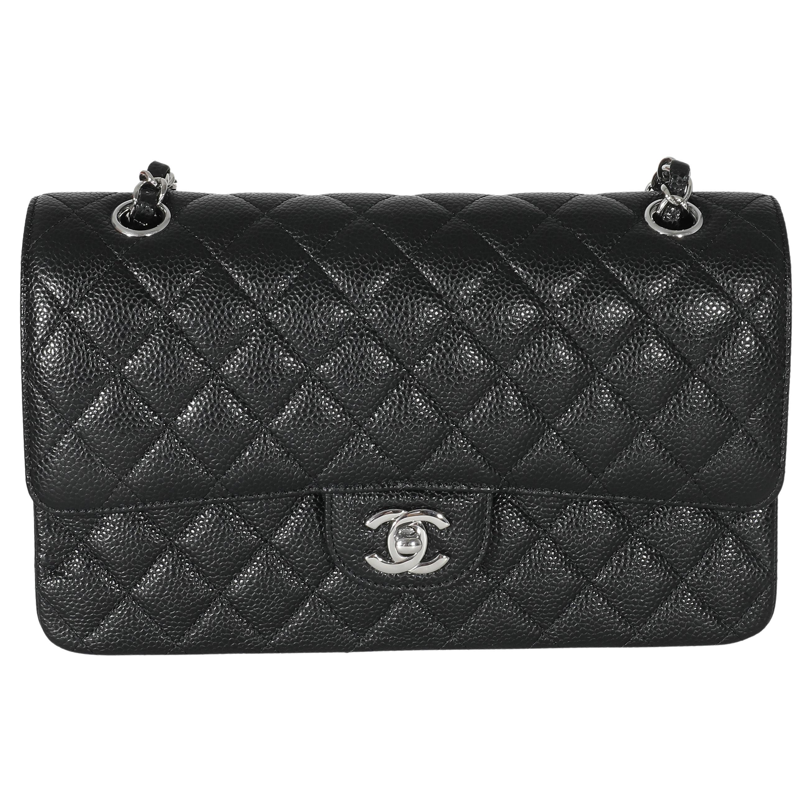 Chanel Black Caviar Medium Classic Double Flap Bag