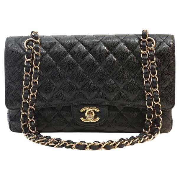 Chanel Black Caviar Medium Classic Flap With Gold Hardware At 1stDibs chanel-black-caviar-medium-classic-flap-with-gold-hardware-at-1stdibs