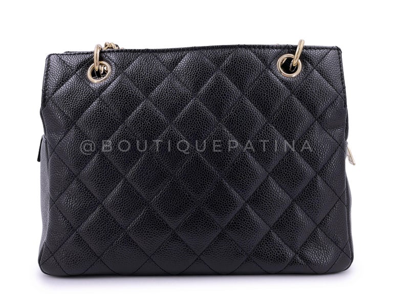 Chanel Black Caviar Petite Timeless Tote PTT Bag GHW 67716 For Sale at  1stDibs
