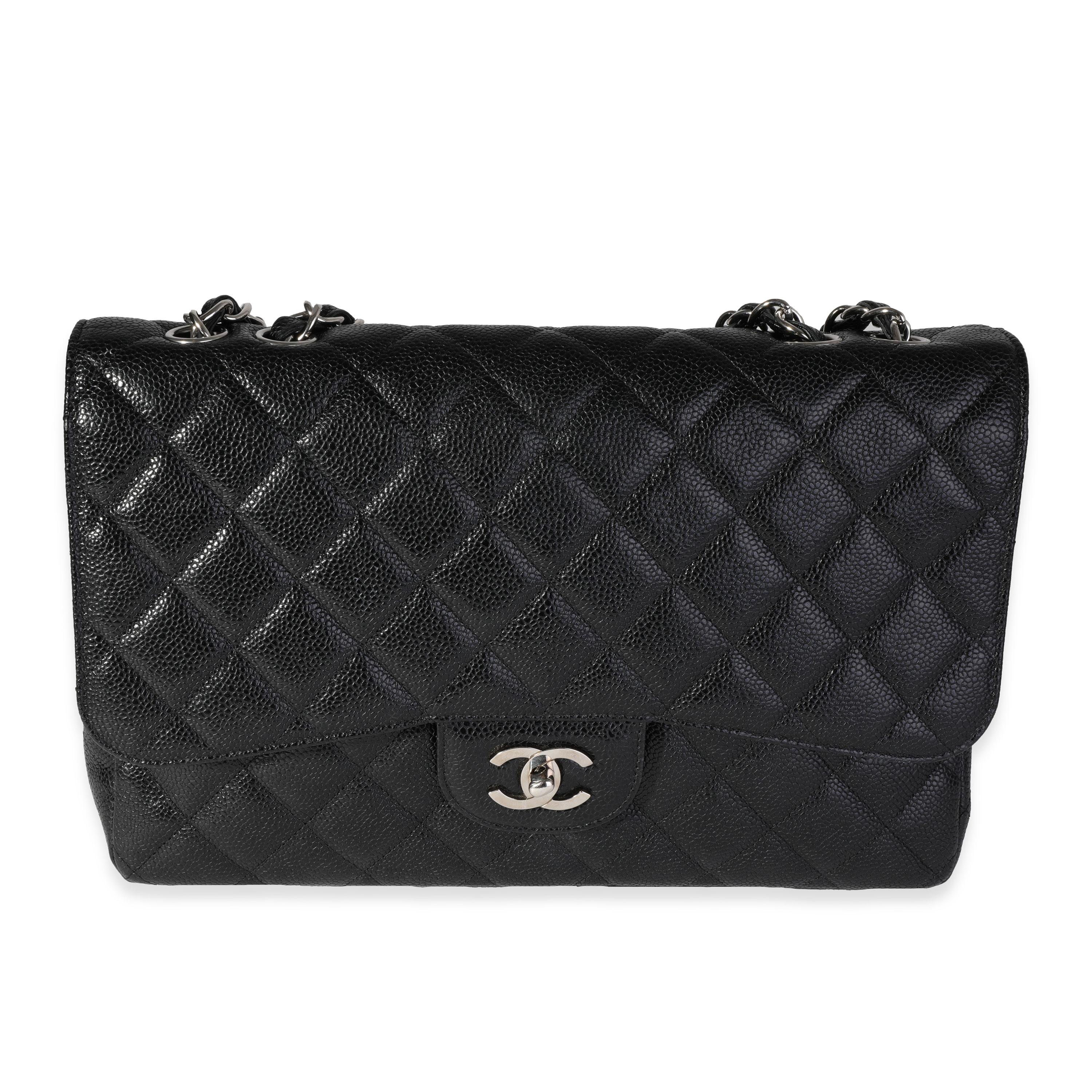 Chanel Classic Single Flap Bag Quilted Iridescent Calfskin Mini