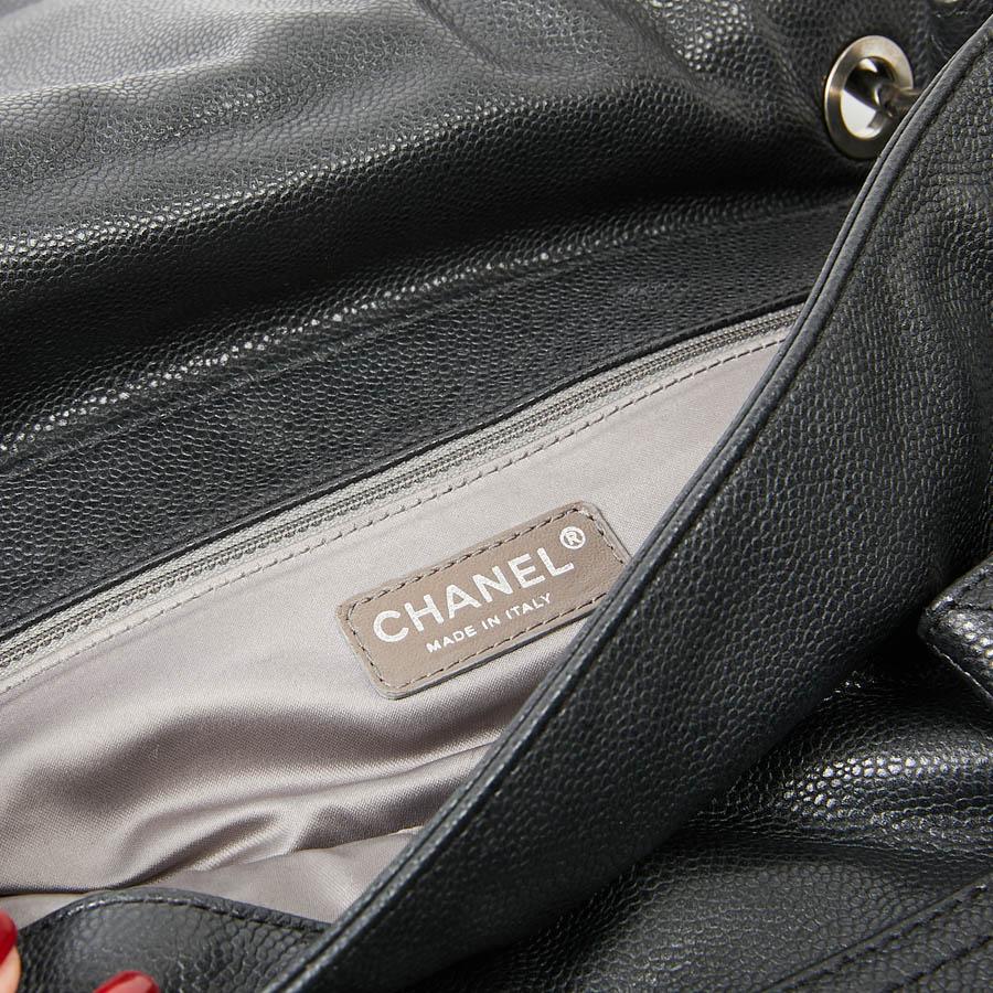 CHANEL Black Caviar Shoulder Bag 8