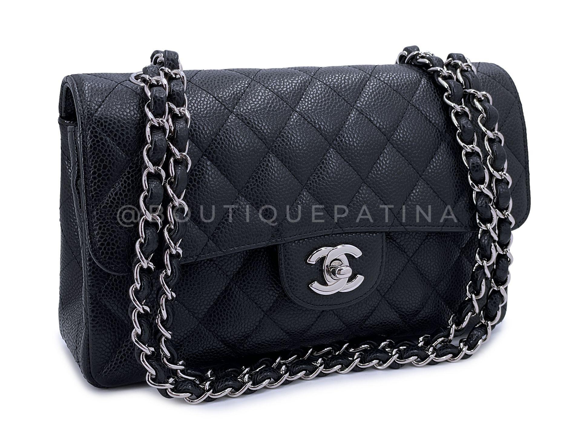 Store item: 67981
The iconic holy grail bag is the Chanel Classic Flap. Coveted for its simplicity and elegance - woven chain double strap that can be worn short or long, turnlock CC clasp, lambskin interior.
With a double flap, or another flap on