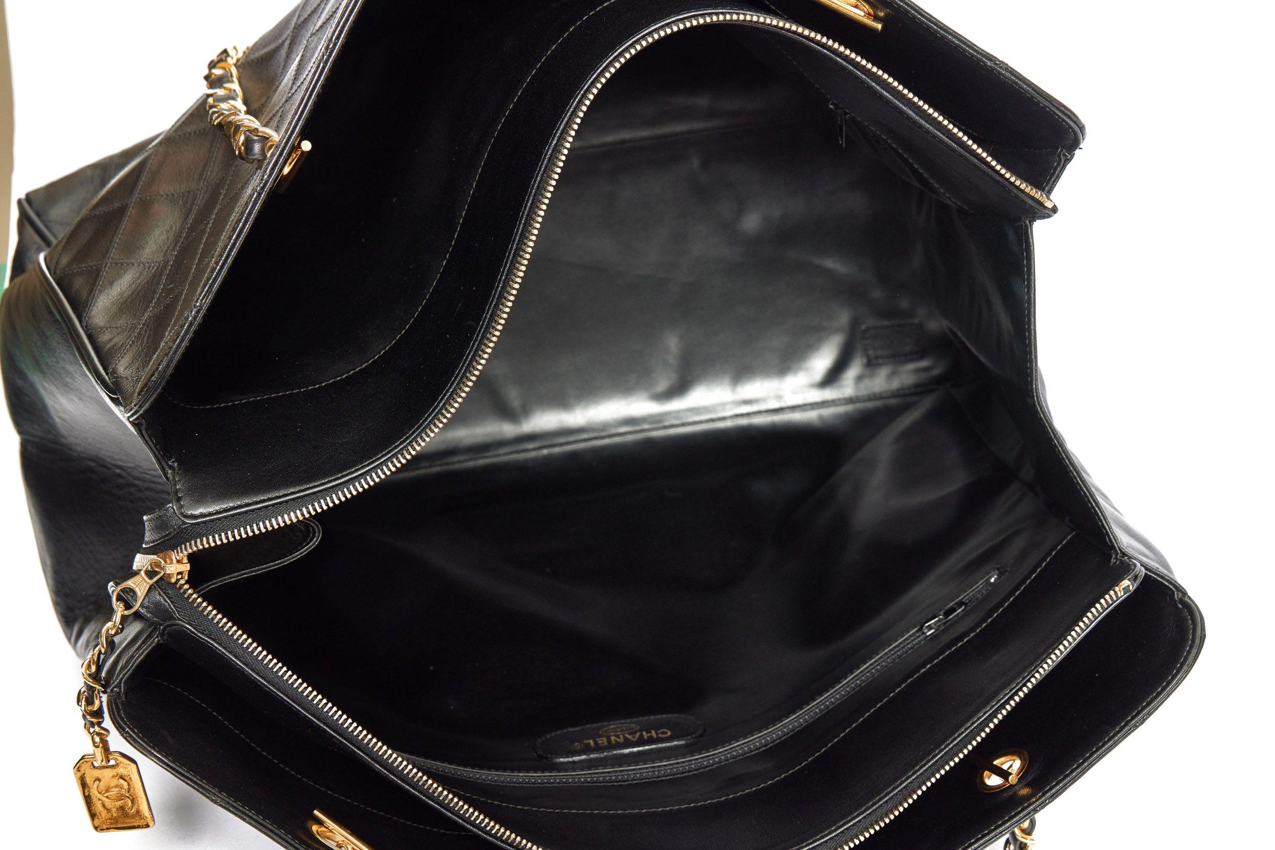 Chanel Black Caviar Supermodel Weekender 1