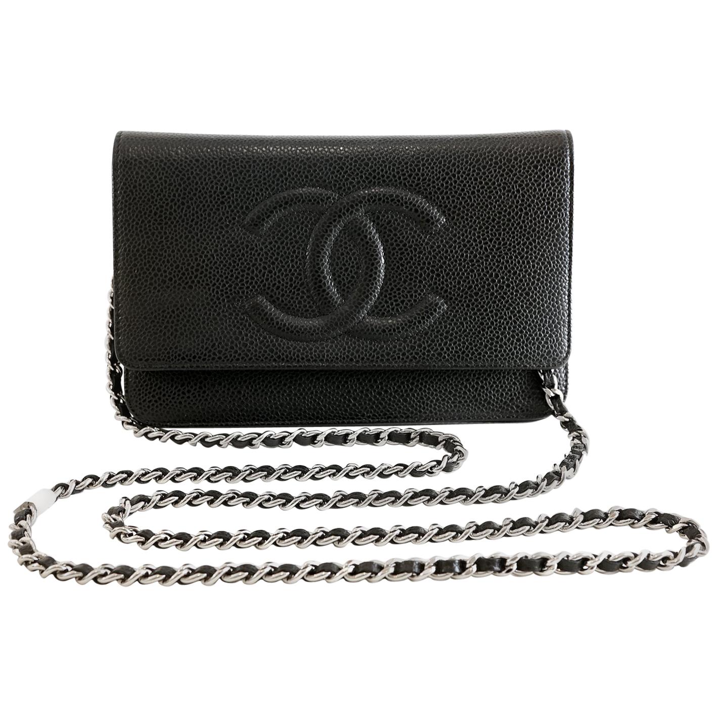 Chanel Black Caviar Timeless WOC