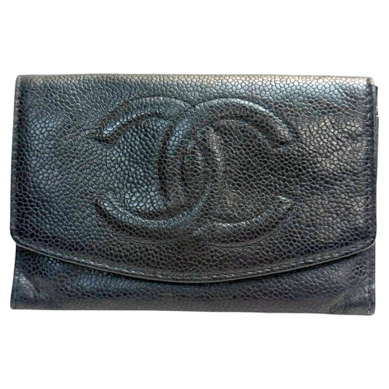 Chanel Black Caviar Wallet