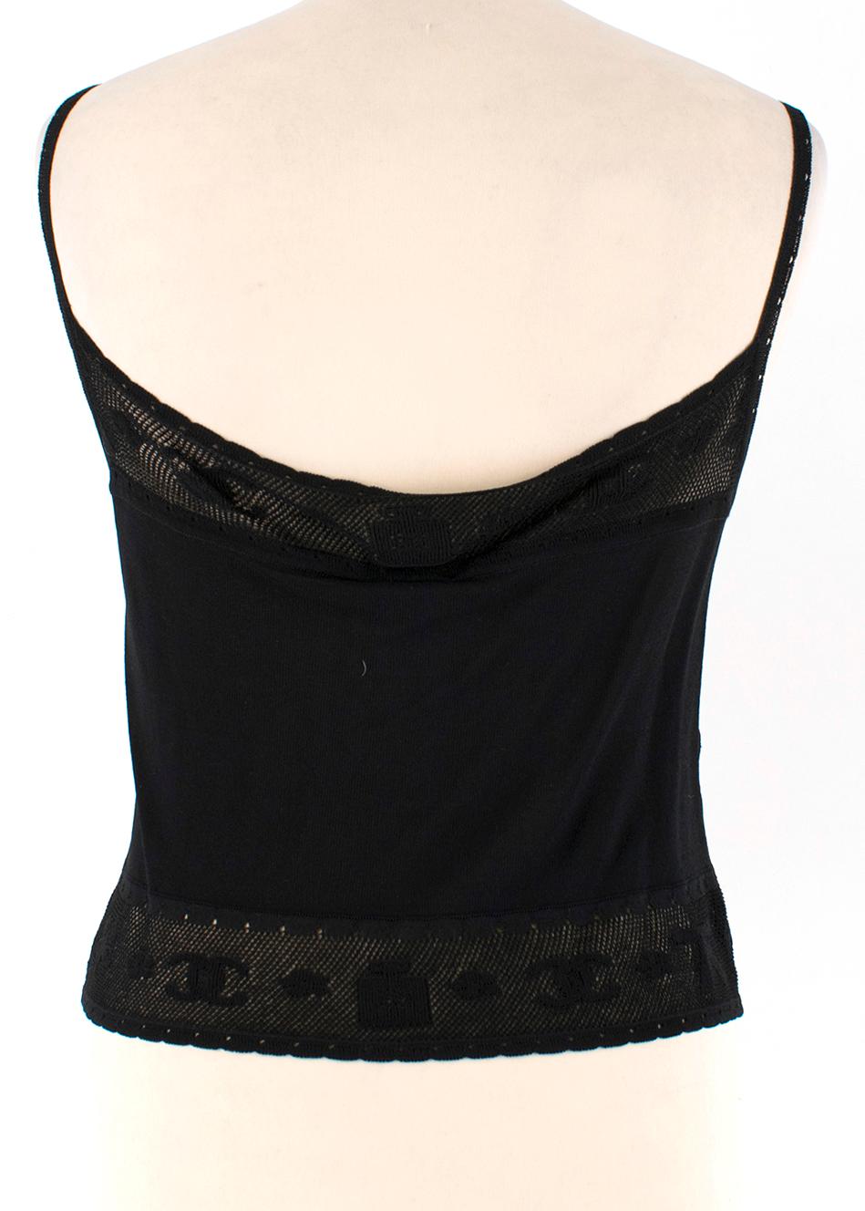 chanel bow crop top