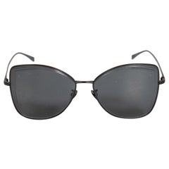 Chanel Black CC Logo Cat-Eye Sunglasses
