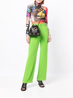 Chanel Black CC Logo Mini Multi Six Crossbody Lambskin Tote