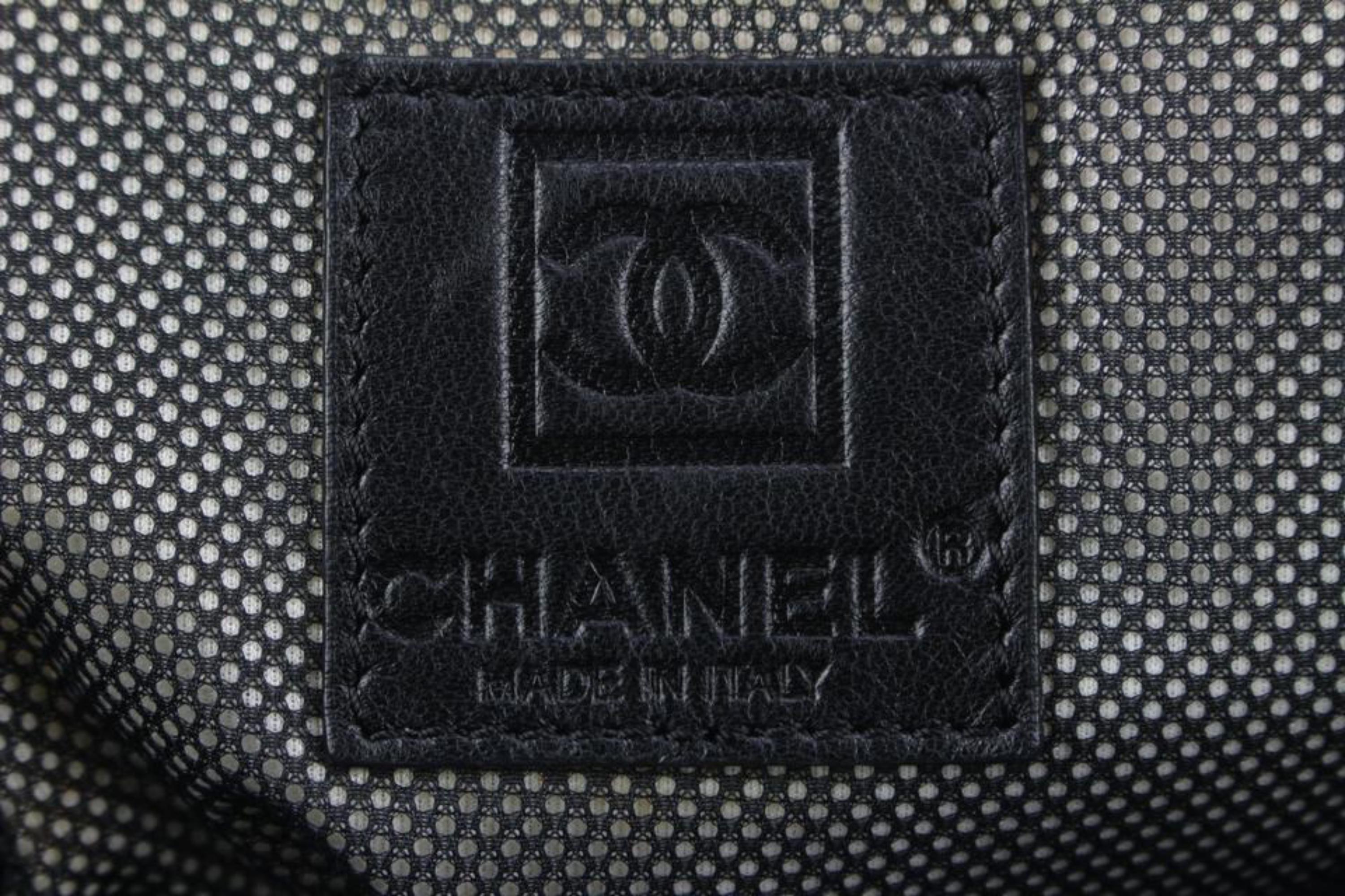 Chanel Black CC Logo Sports Lin Backpack Convertible Tote Bag 5cas928 For Sale 4