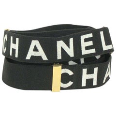 Chanel Negro CC Logo Tirantes Tirantes 106c6