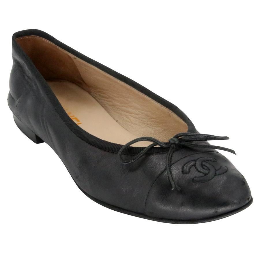 chanel ballet flats 37.5