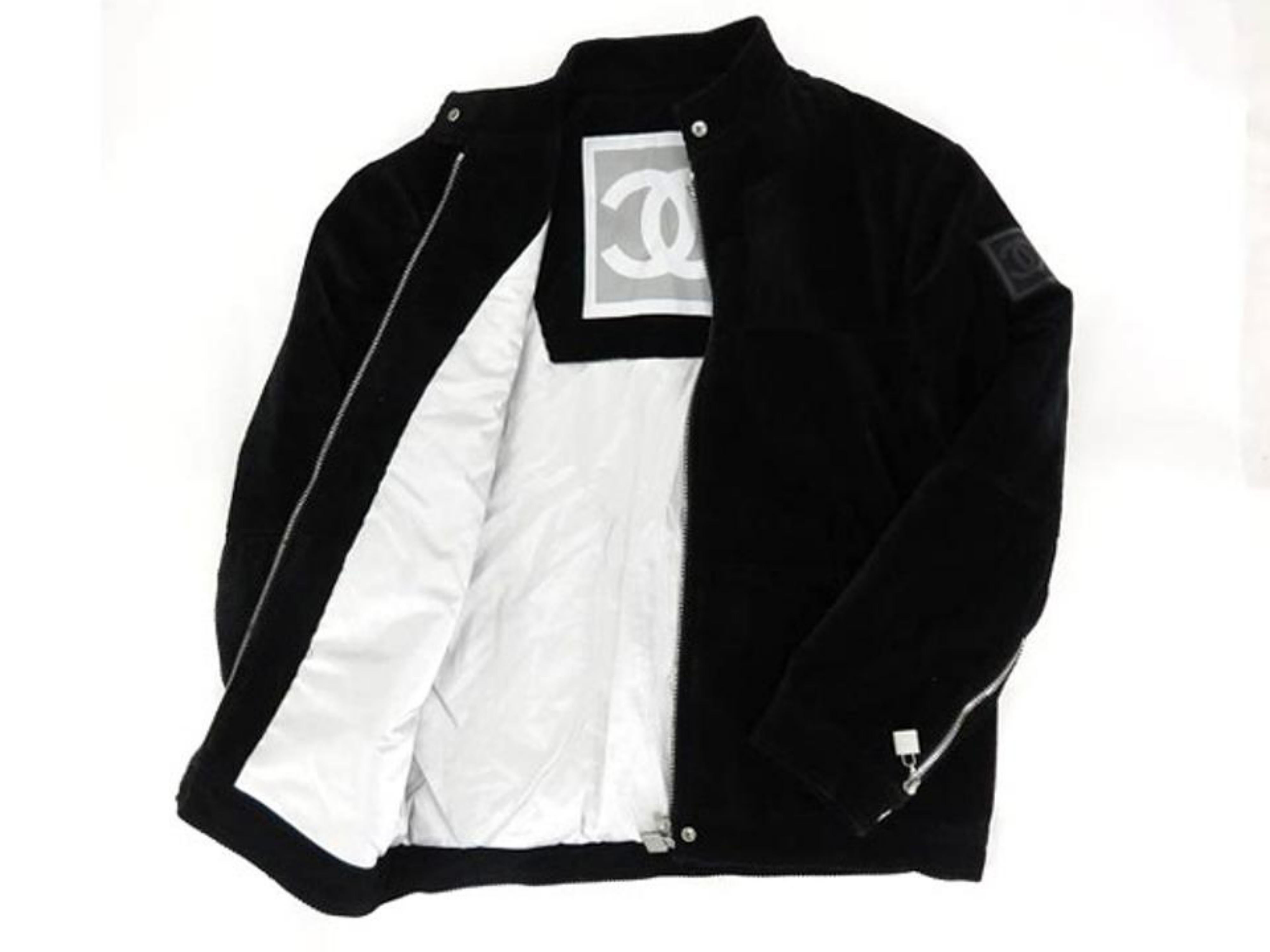 Chanel Black Cc Ski Suit 208823 Activewear For Sale 1