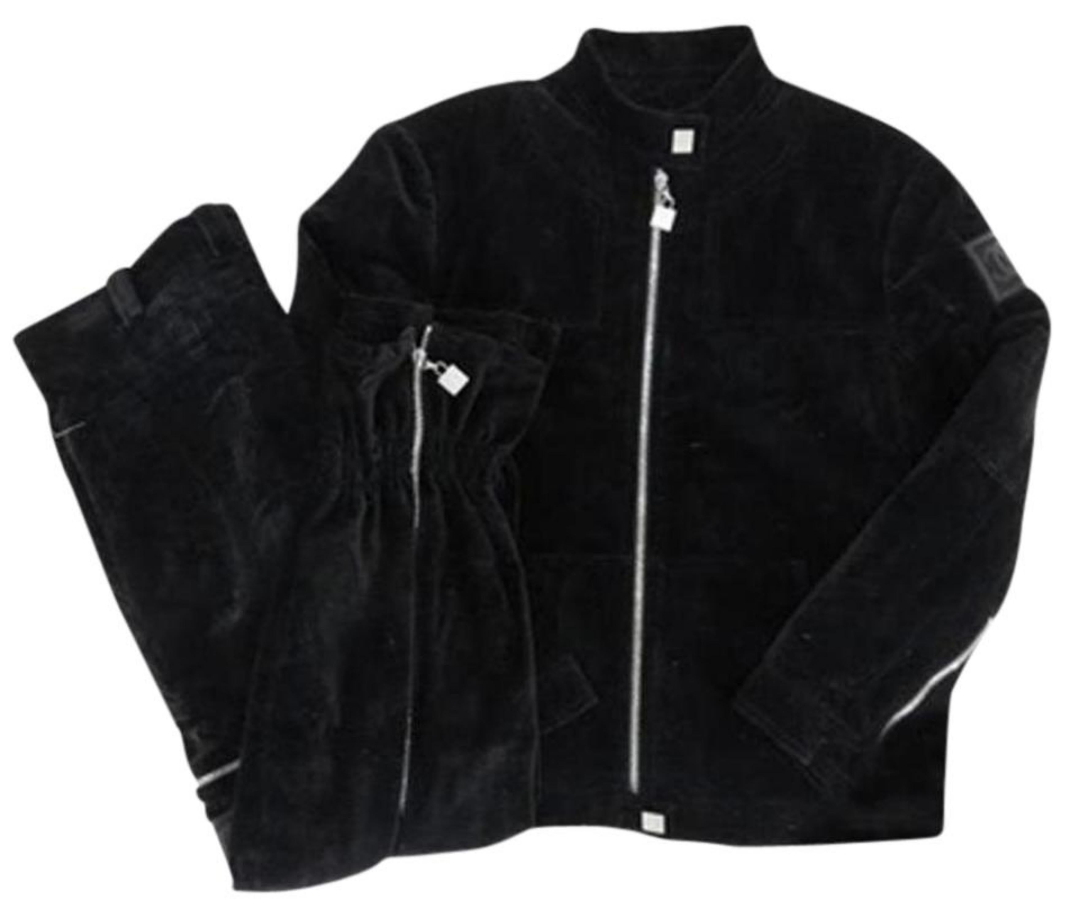 Chanel Black Cc Ski Suit 208823 Activewear For Sale