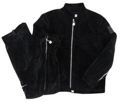Chanel Black Cc Ski Suit 208823 Activewear
