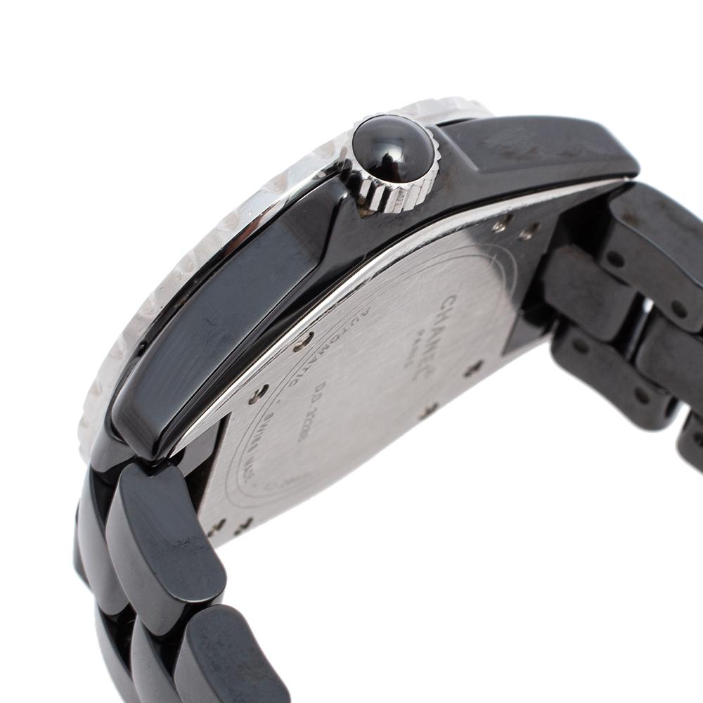 Chanel Black Ceramic J12 H1626 Women's Wristwatch 38 mm 1
