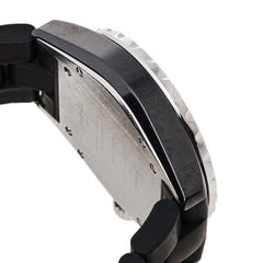 Chanel Black Ceramic Rubber J12 Women's Wristwatch 38 mm