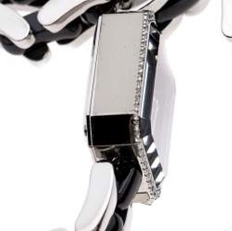 Chanel Black Ceramic Stainless Steel Diamond Premiere Women's Wristwatch 15 mm 2