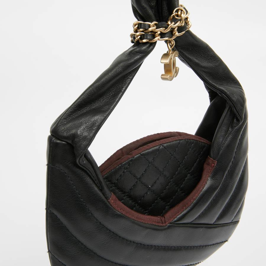 Chanel Black Chaplain Leather Bag 5