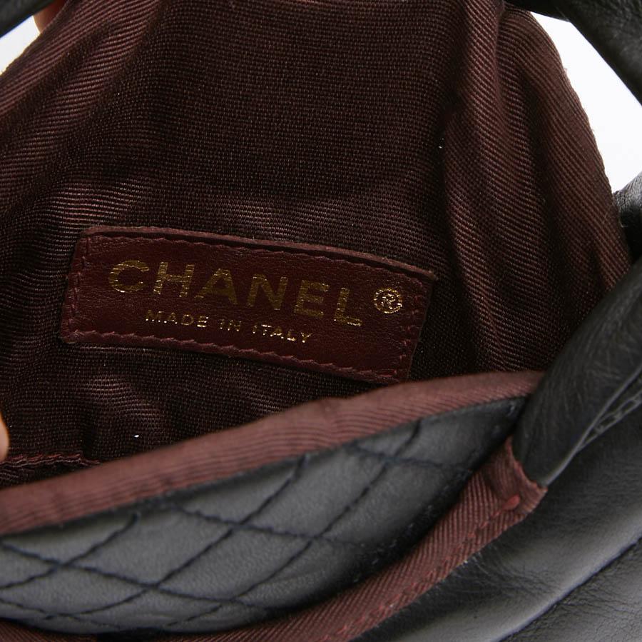 Chanel Black Chaplain Leather Bag 8