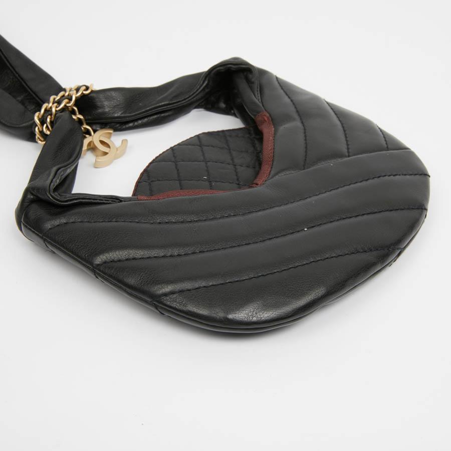 Chanel Black Chaplain Leather Bag 2