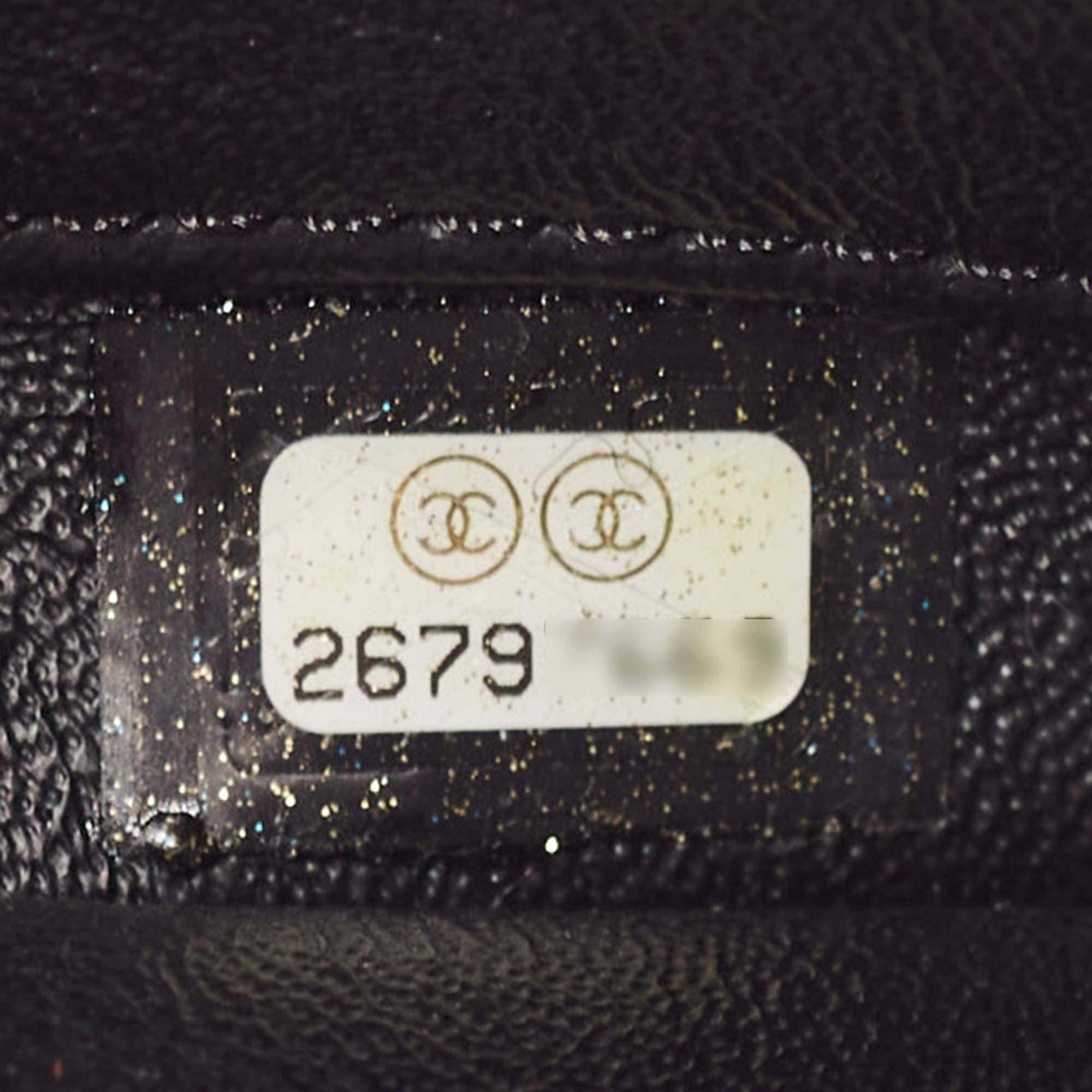 Chanel Black Chevron Leather Small Trendy CC Top Handle Bag 5