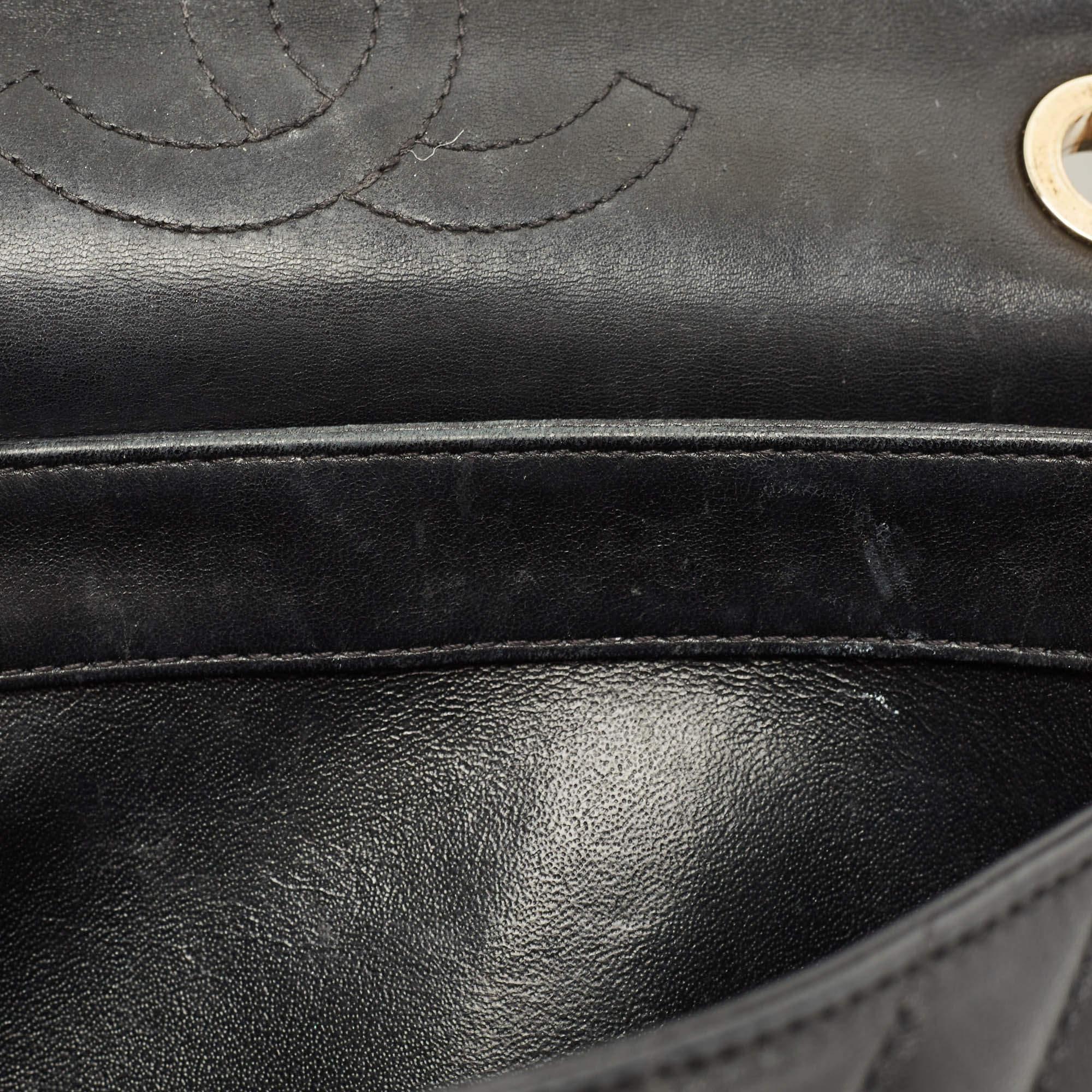 Chanel Black Chevron Leather Trendy CC Flap Bag 7