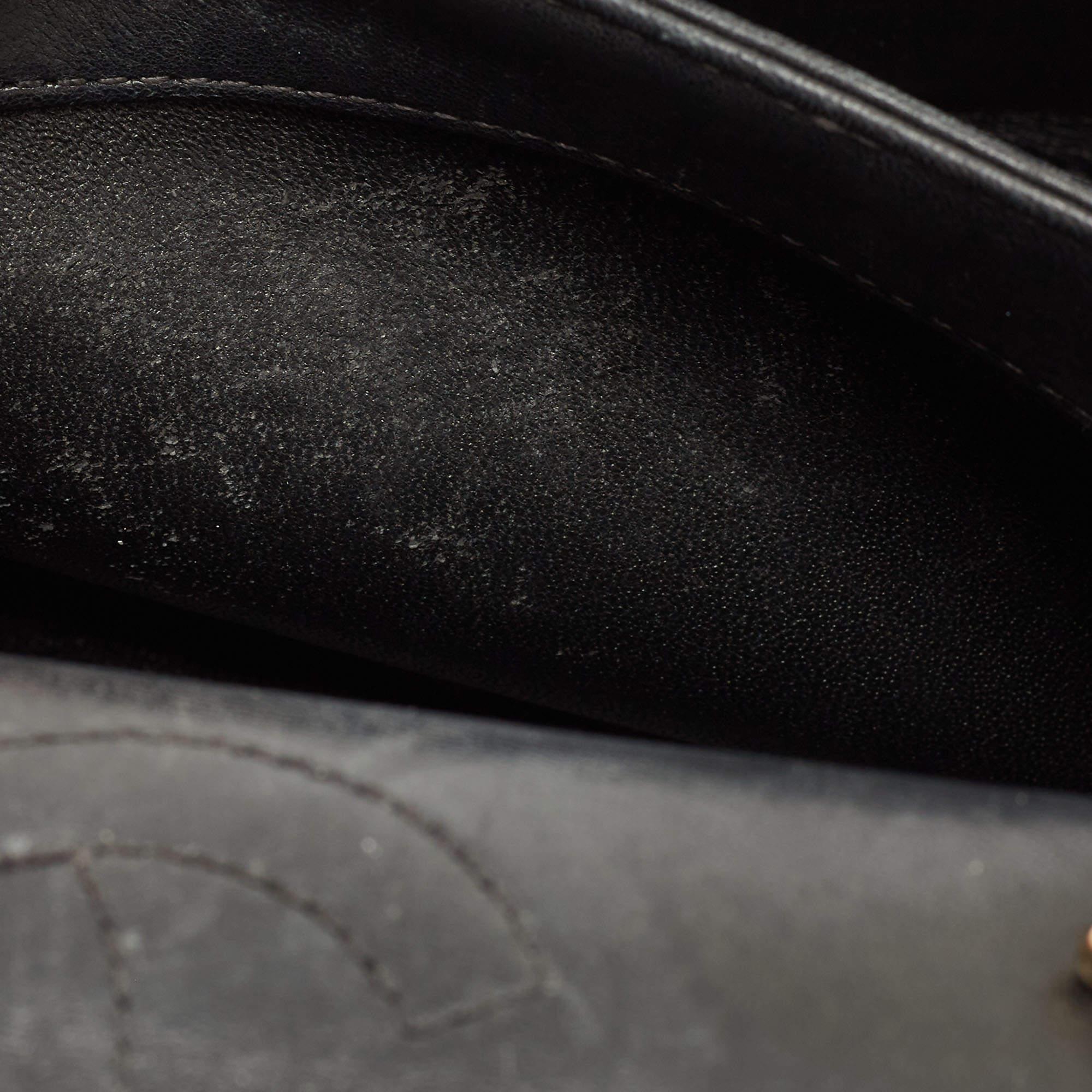 Chanel Black Chevron Leather Trendy CC Flap Bag 8