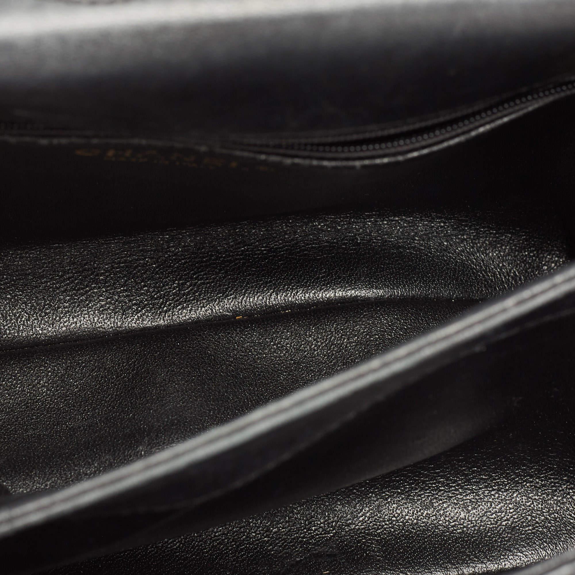 Chanel Black Chevron Leather Trendy CC Flap Bag 3