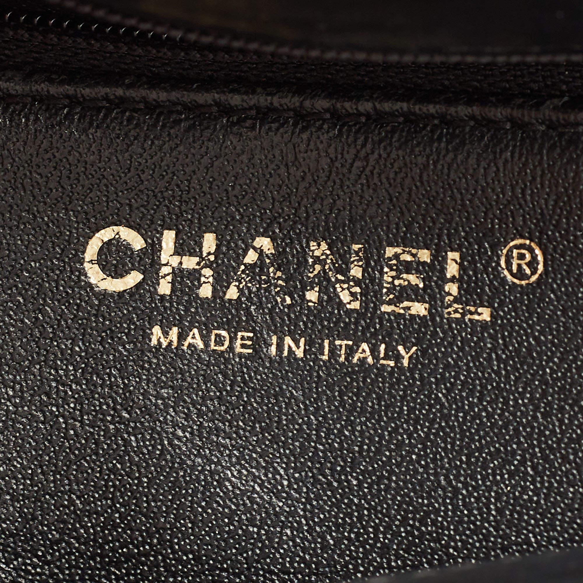 Chanel Black Chevron Leather Trendy CC Flap Bag 4