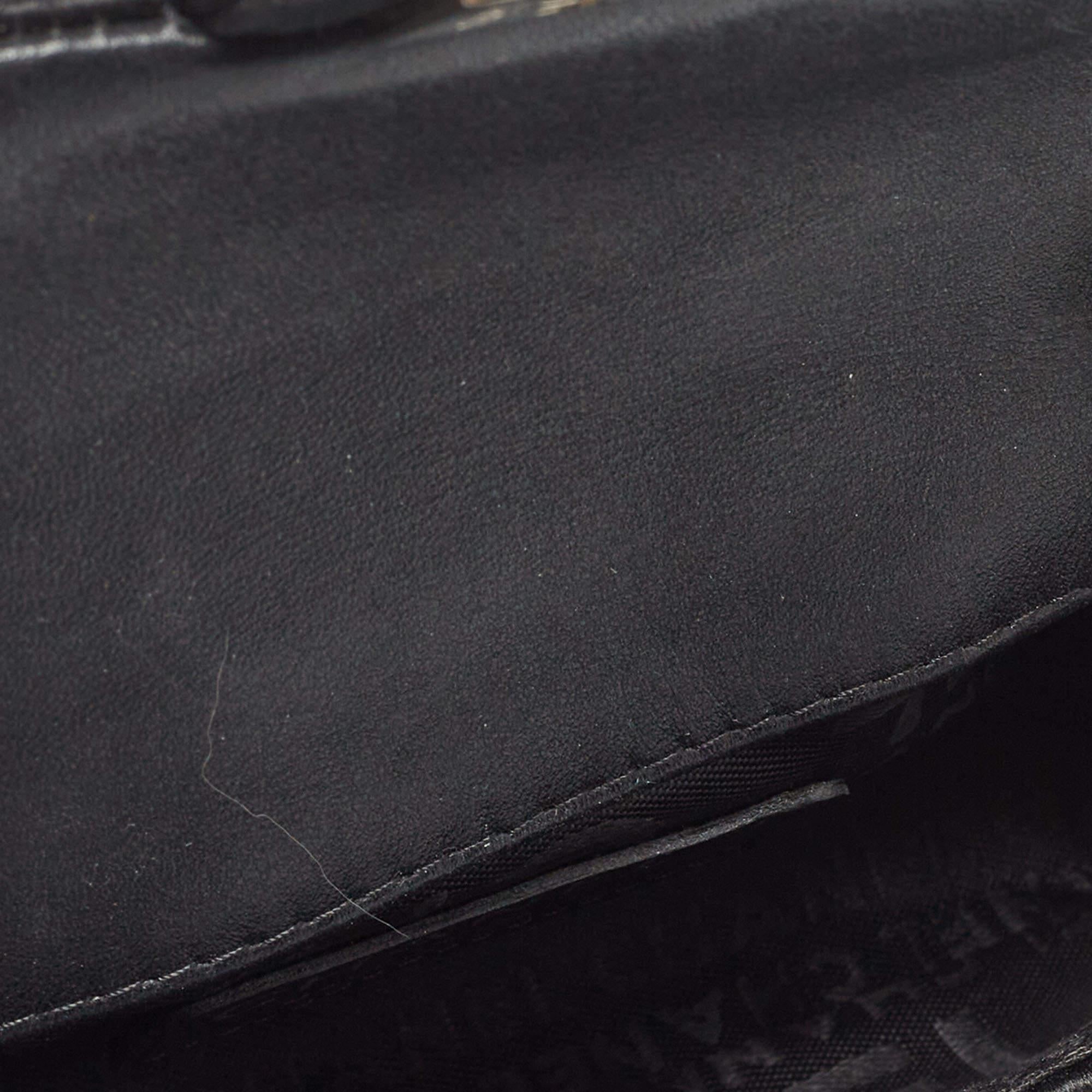 Chanel Black Choco Quilted Satin Extra Mini Lipstick Charm Bag 4