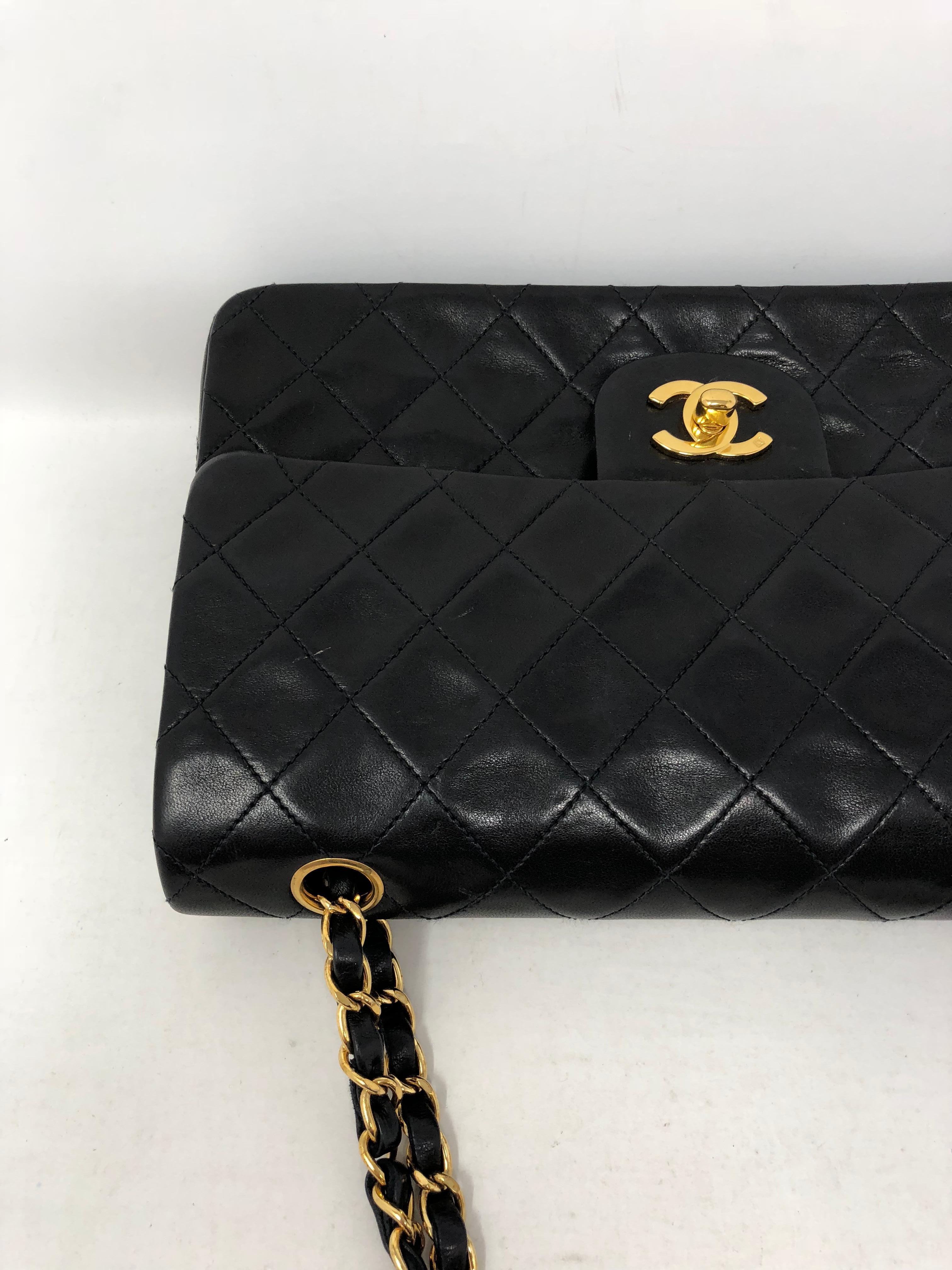 Women's or Men's Chanel Black Classic Double Flap 