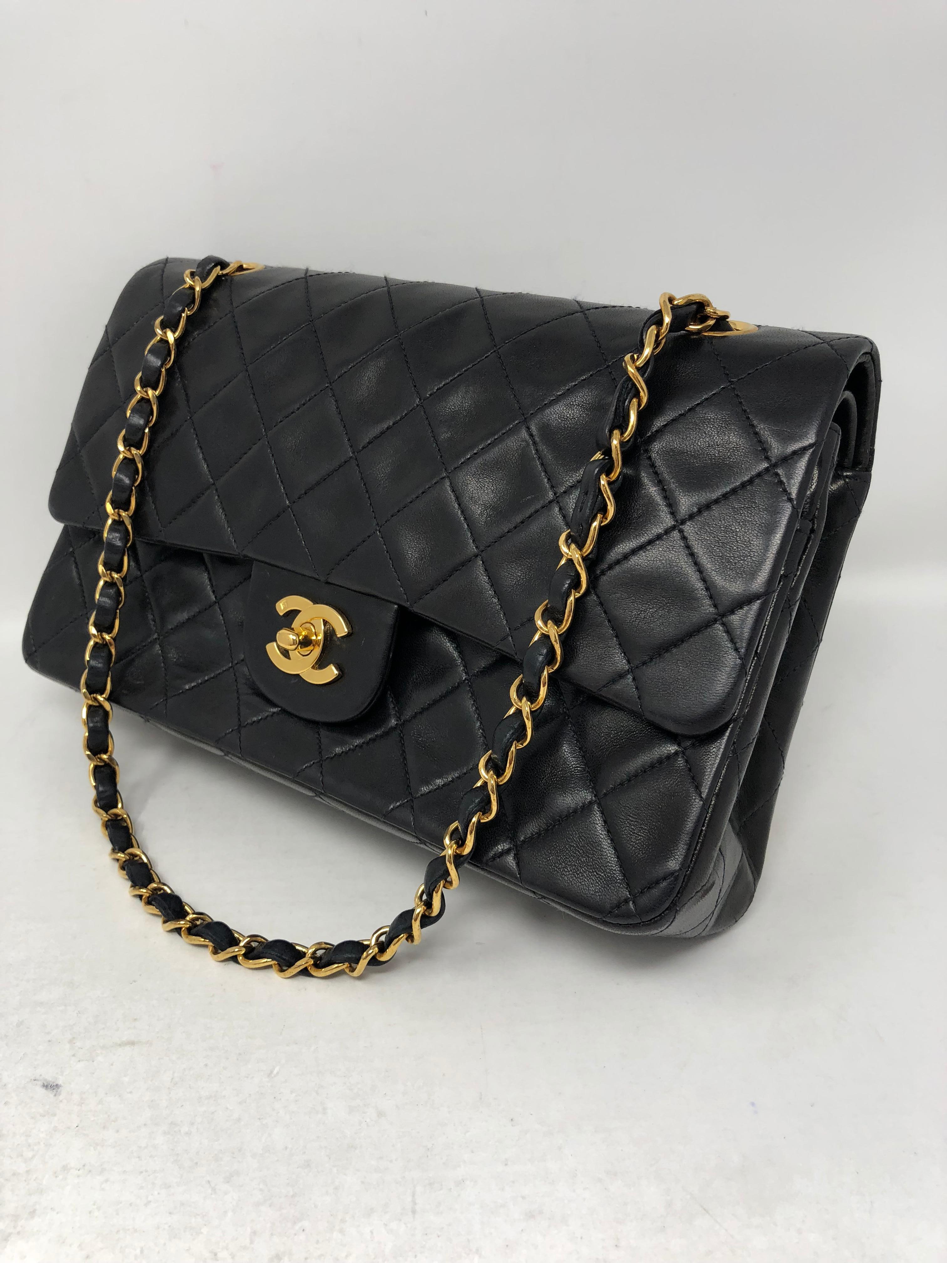 Chanel Black Classic Double Flap  1