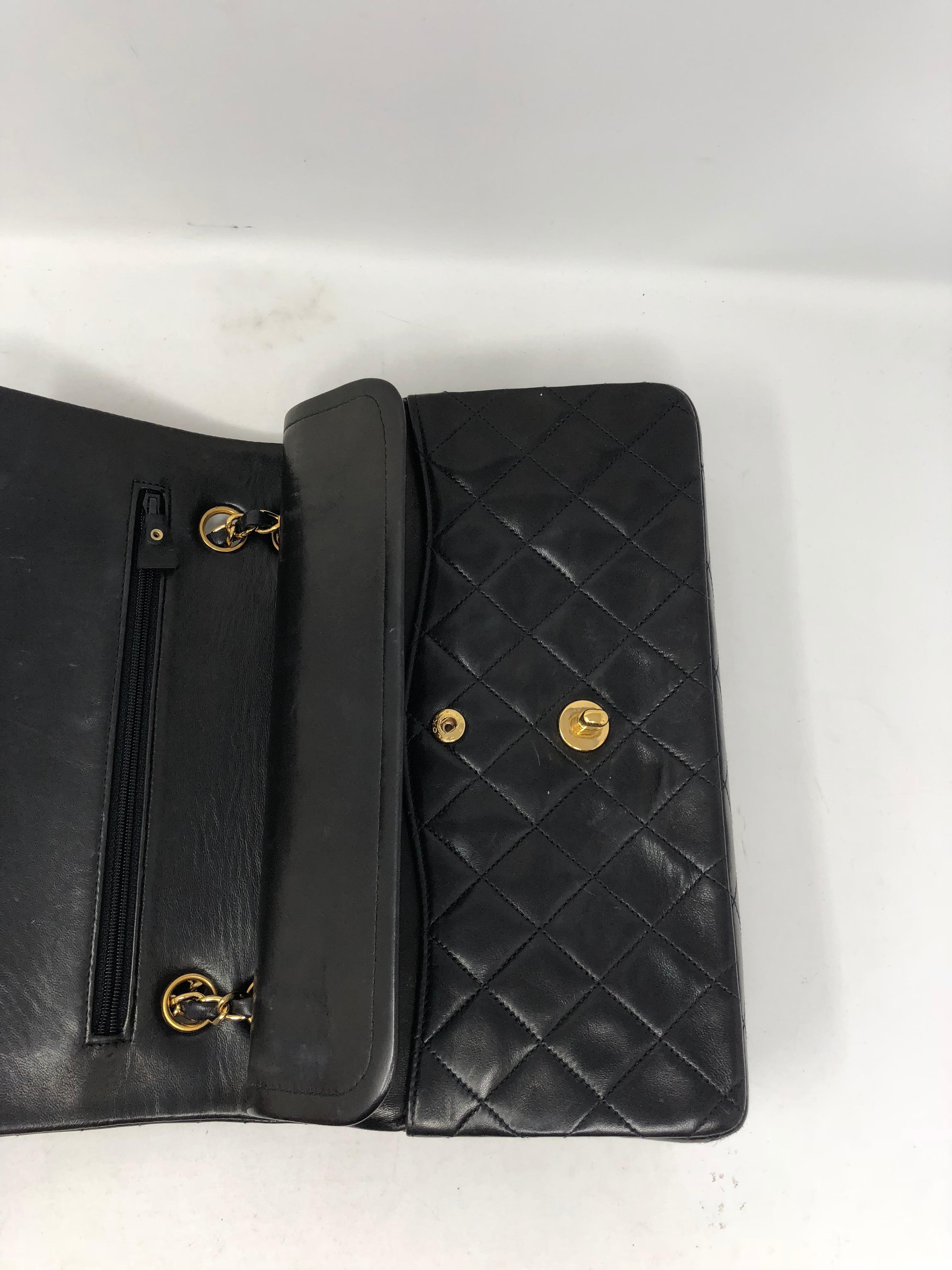Chanel Black Classic Double Flap  4
