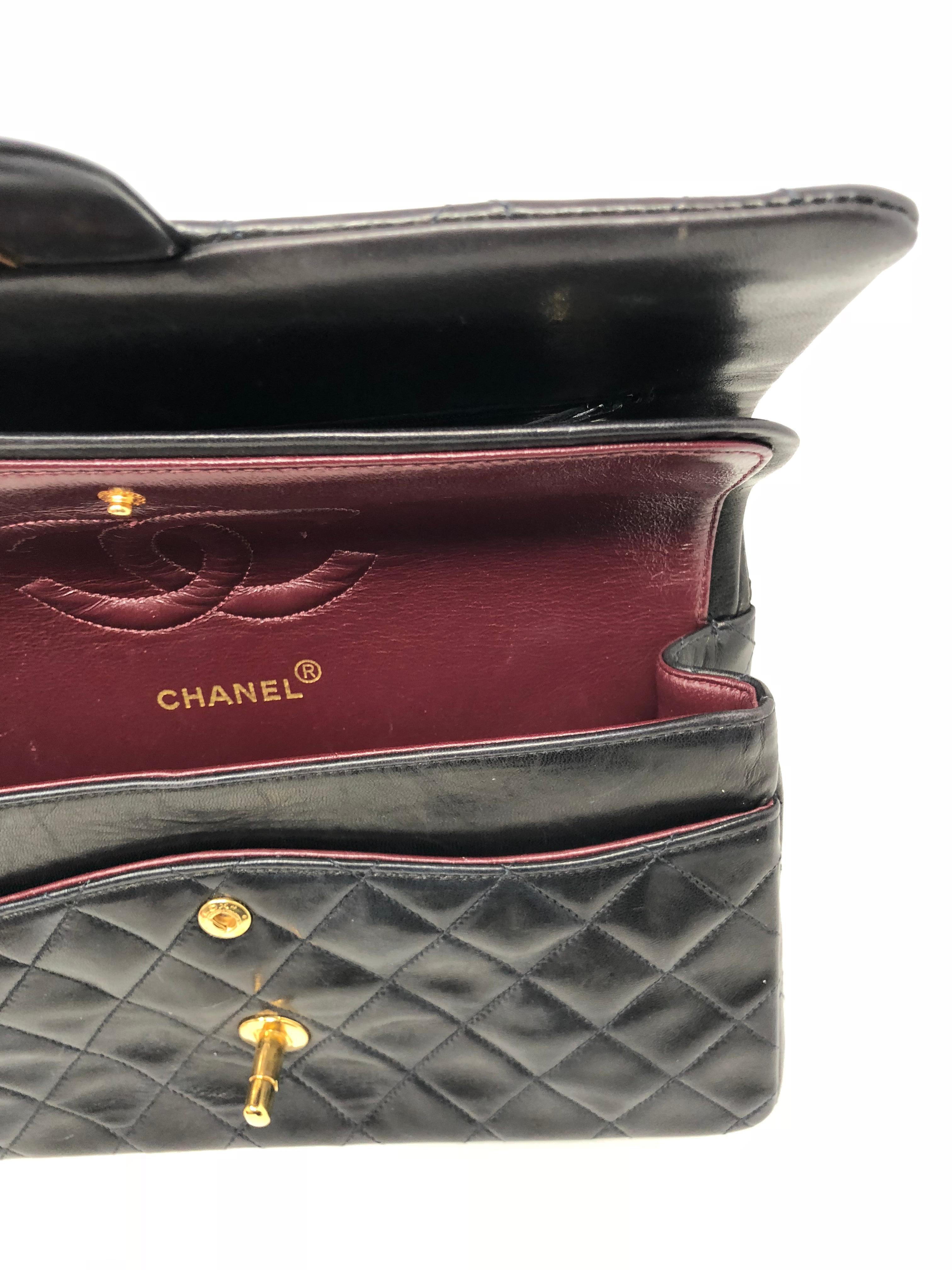 Chanel Black Classic Double Flap  5