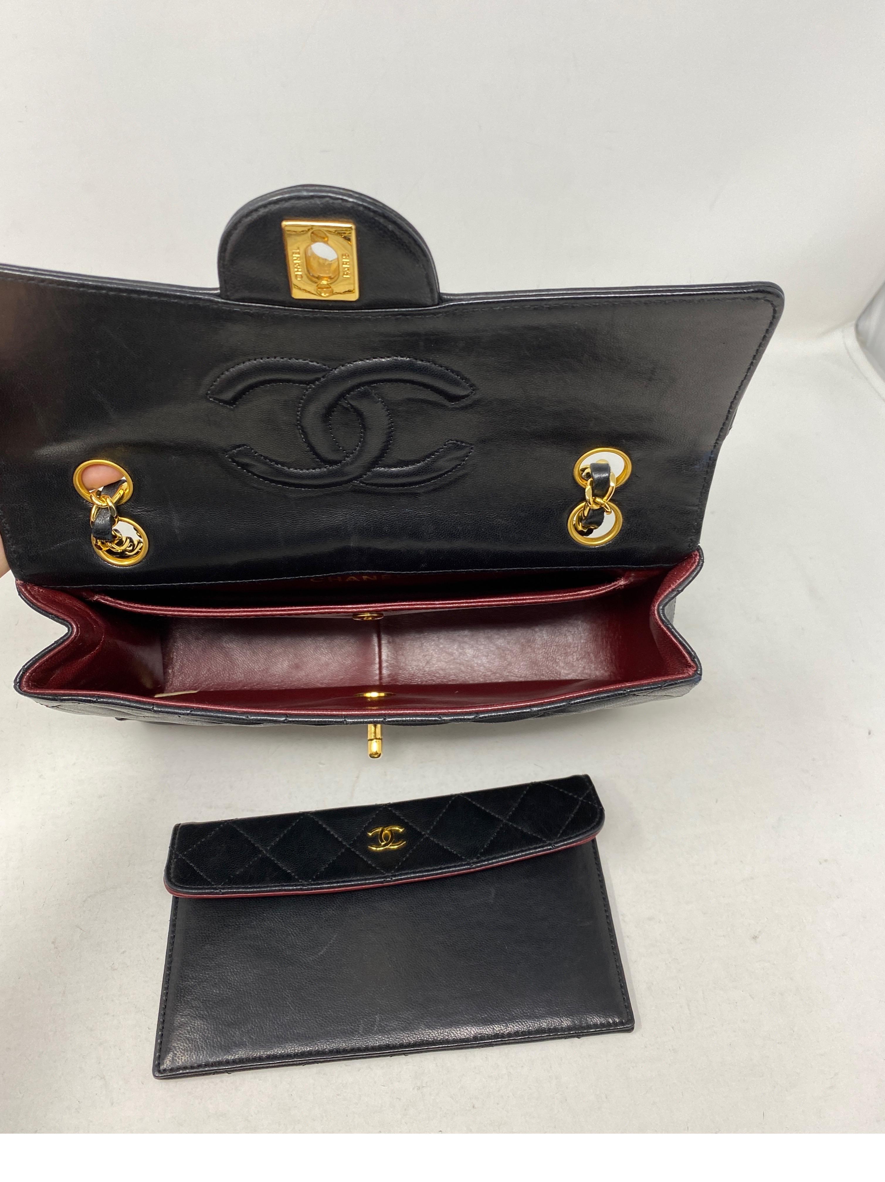 Chanel Black Classic Flap with Wallet Bag  7