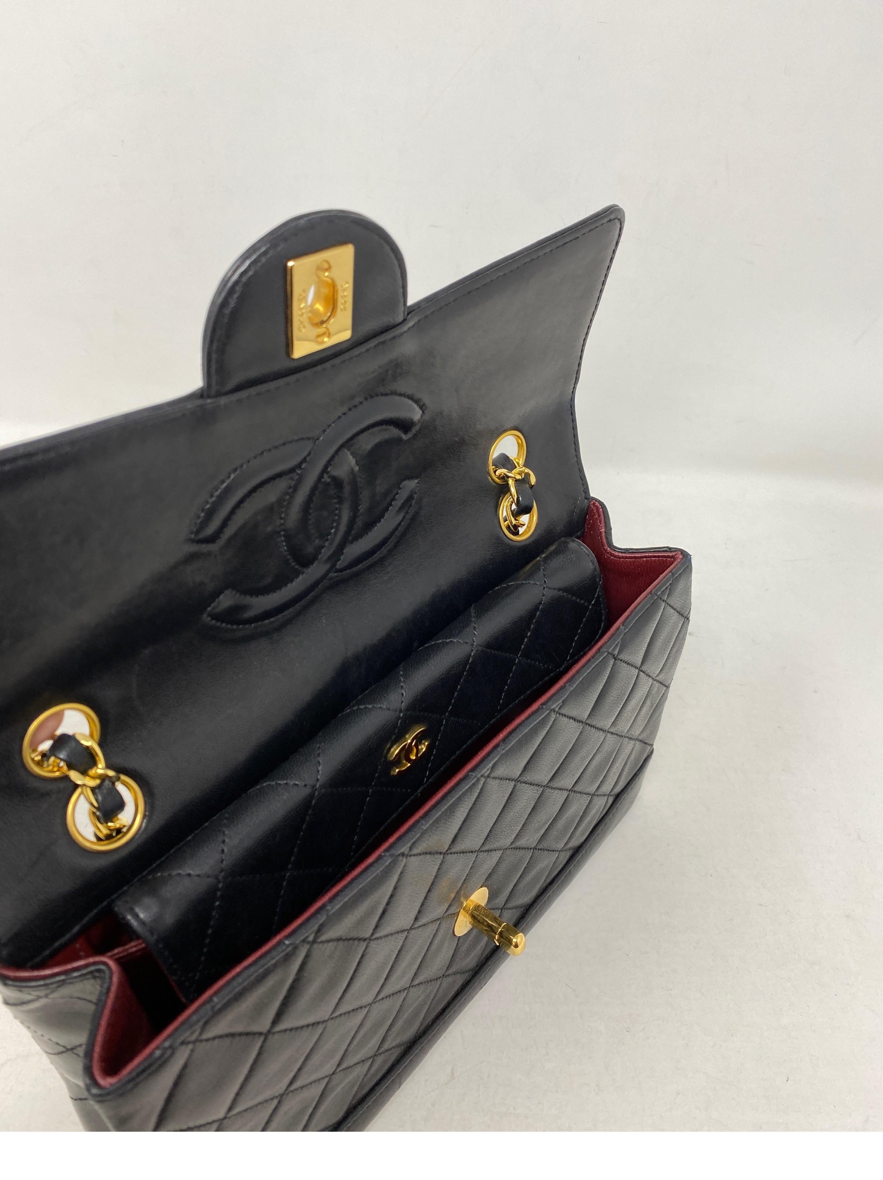 Chanel Black Classic Flap with Wallet Bag  In Good Condition In Athens, GA