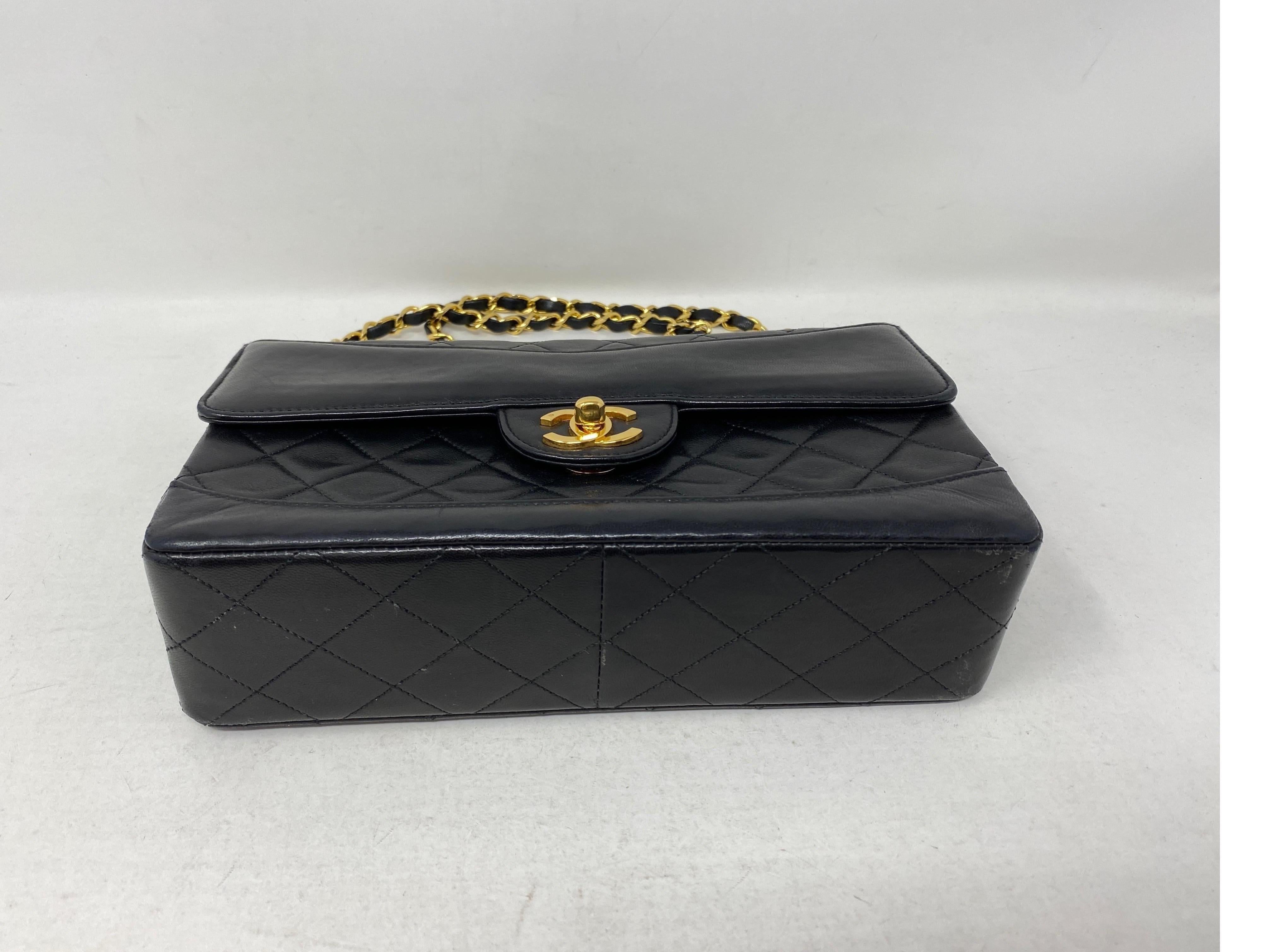 Chanel Black Classic Flap with Wallet Bag  4