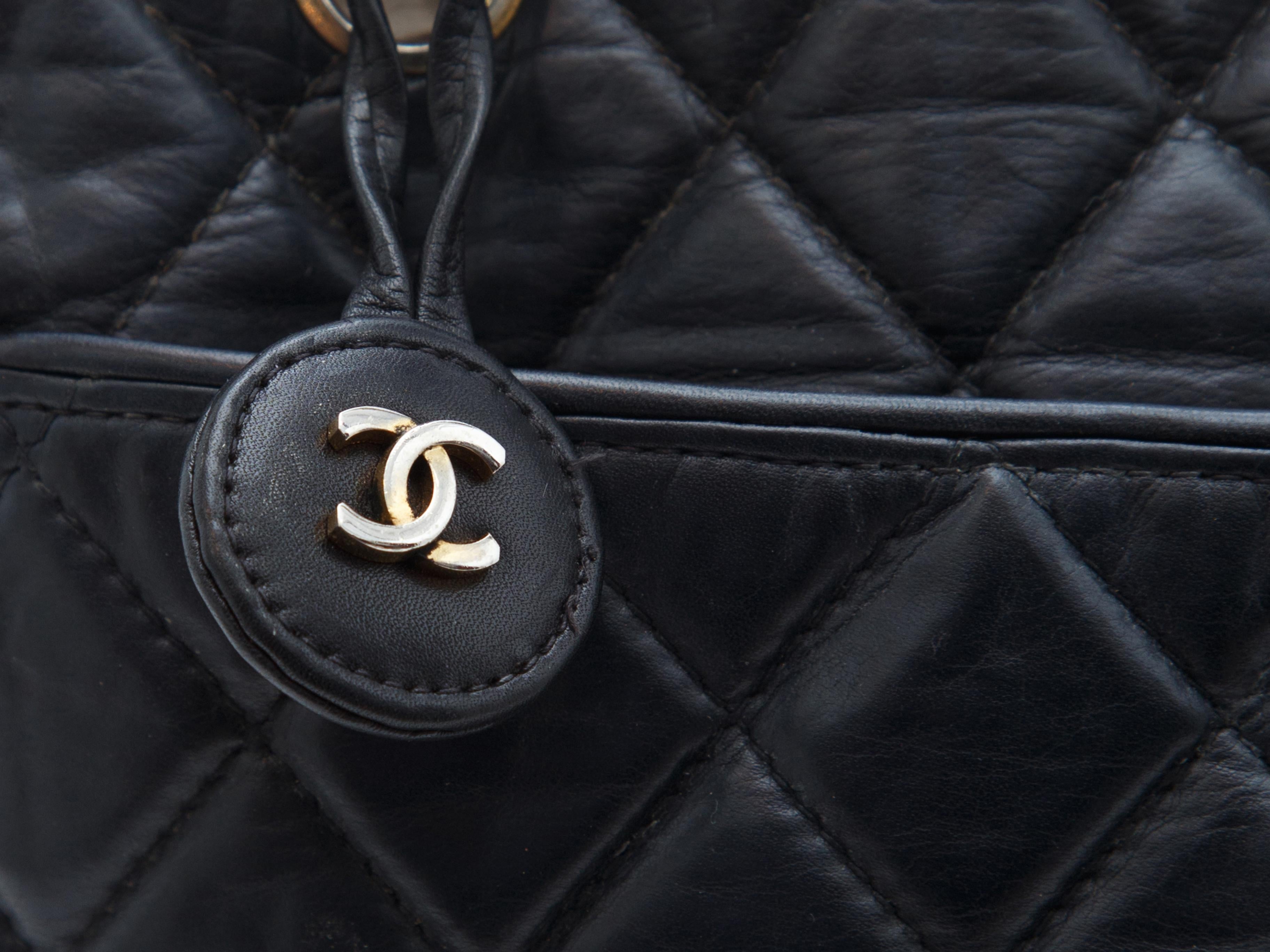Chanel Black Classic Quilted Tote Bag In Good Condition In New York, NY