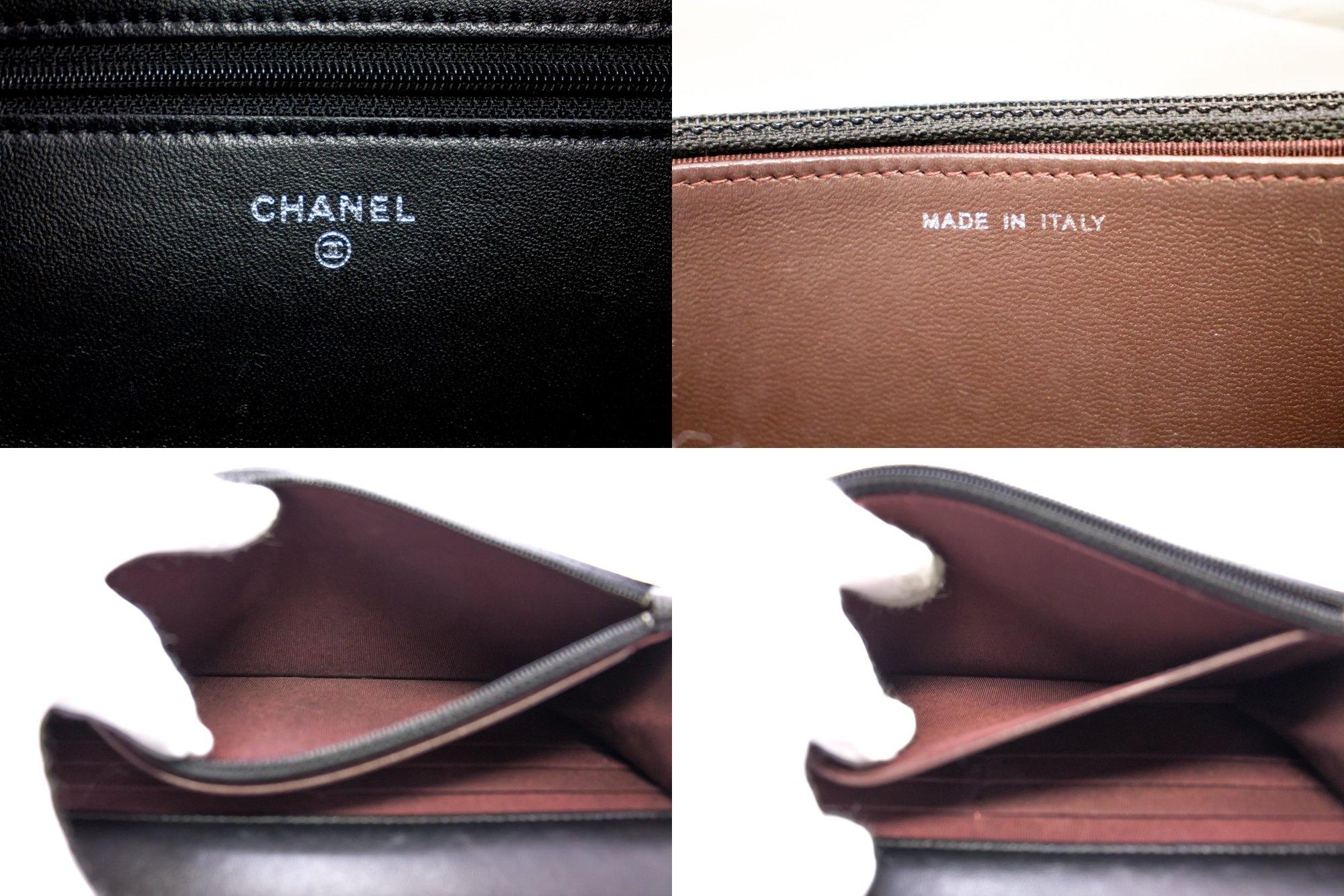 CHANEL Black Classic WOC Wallet On Chain Shoulder Crossbody Bag 3