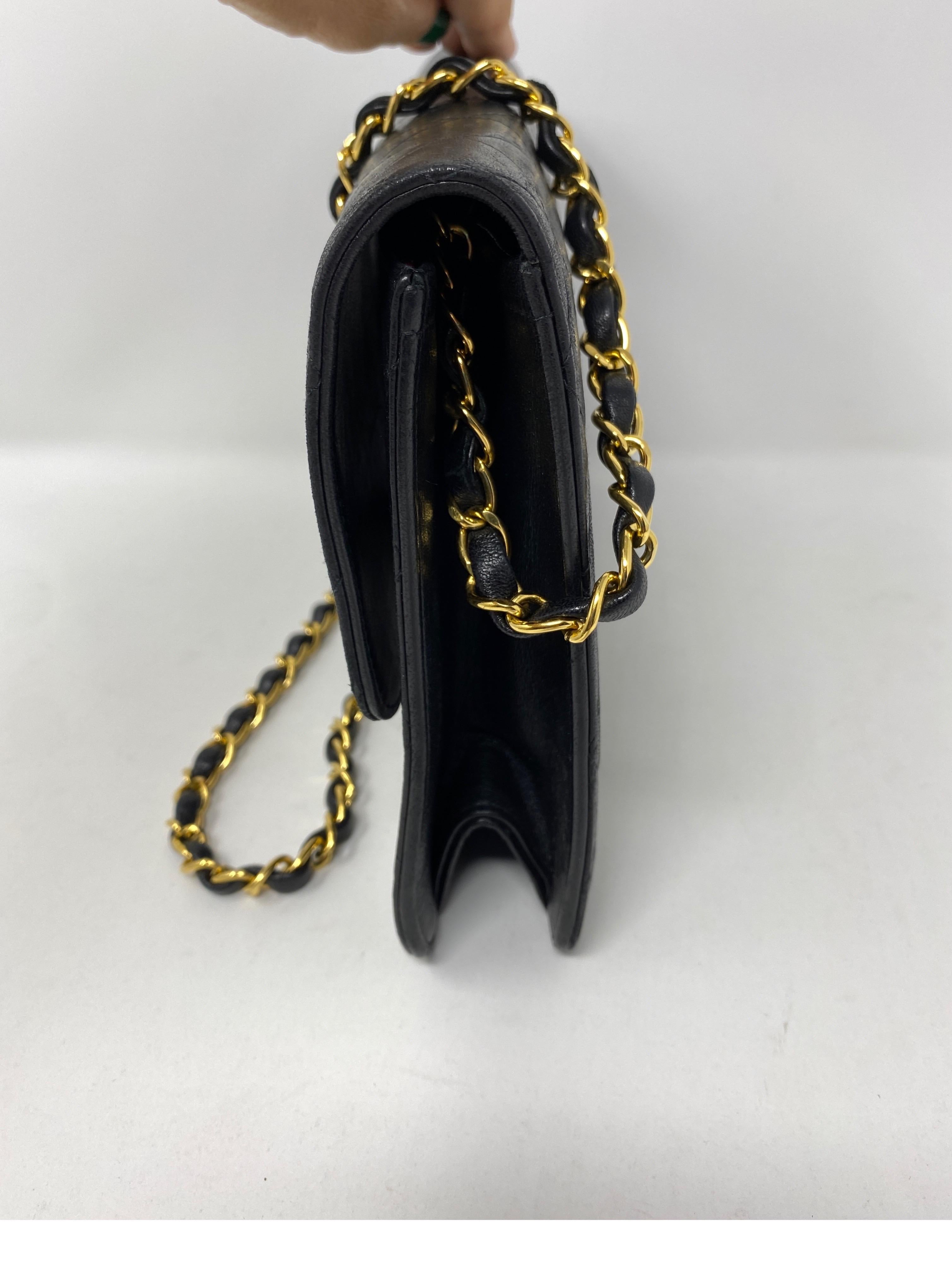 Chanel Black Clutch Bag Chain Strap 10